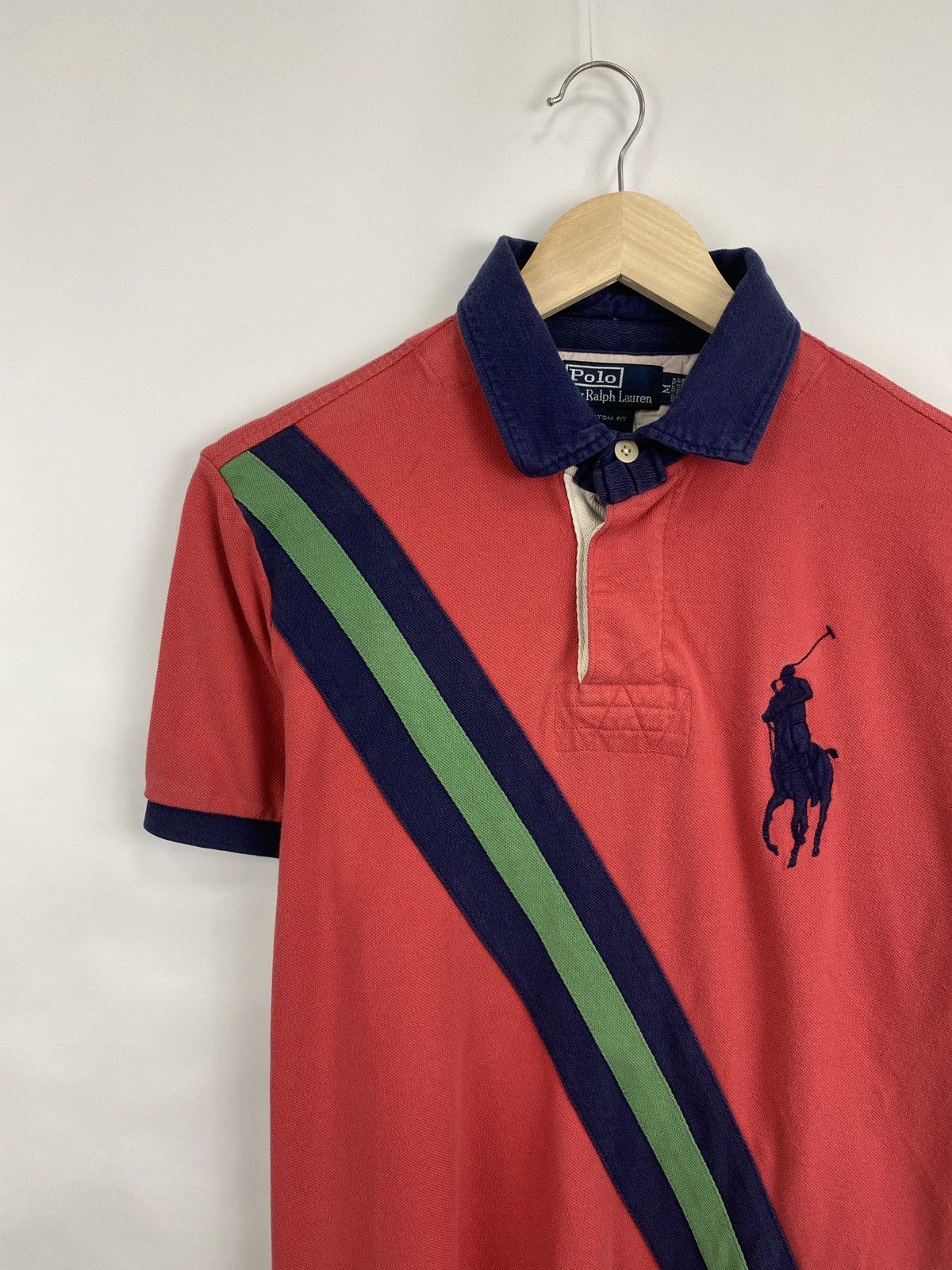 Polo Ralph Lauren 🇺🇸 Vintage 90s Polo Ralph Lauren polo t-shirt Rare Retro Size US M / EU 48-50 / 2 - 2 Thumbnail