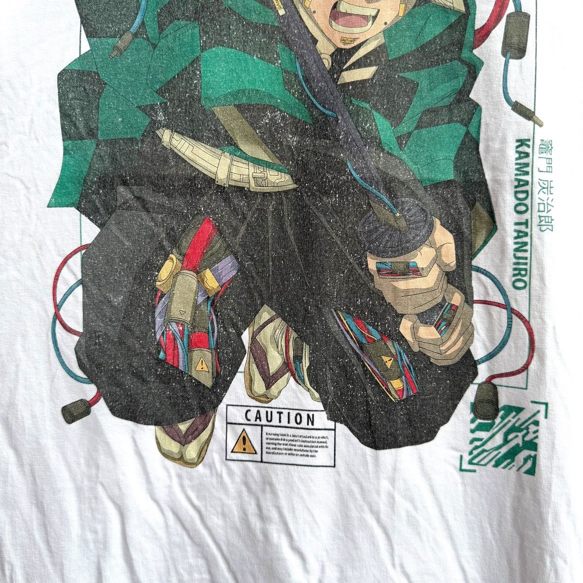 Anime × Japanese Brand Vintage Kamado Tanjiro Demon Slayer Anime T-shirt Size US XL / EU 56 / 4 - 4 Thumbnail