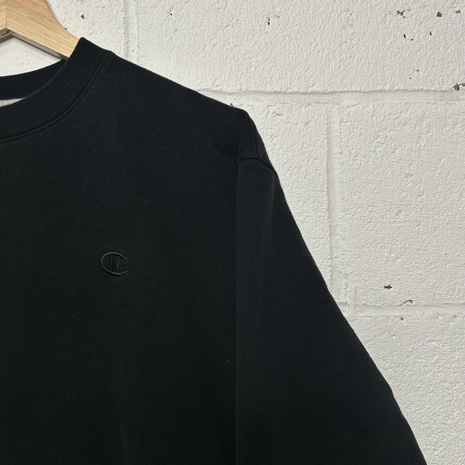 Champion Champion Authentic EcoFleece Sweatshirt Crewneck "Black" Size US L / EU 52-54 / 3 - 3 Thumbnail
