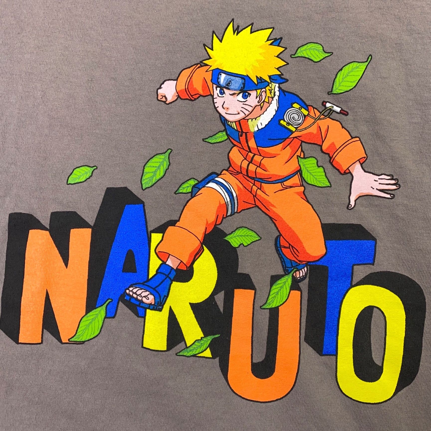 Vintage VINTAGE Naruto Shirt Mens Medium Brown Naruto Long Sleeve Crew Neck 2002 Anime Graphic Print Shirts Boys Girls Mens Size US M / EU 48-50 / 2 - 3 Thumbnail