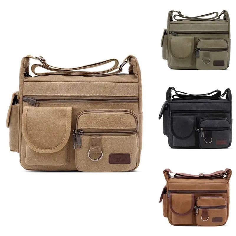Japanese Brand × Vintage Vintage Water Resistant Waxed Crossbody Bags Size ONE SIZE - 5 Thumbnail
