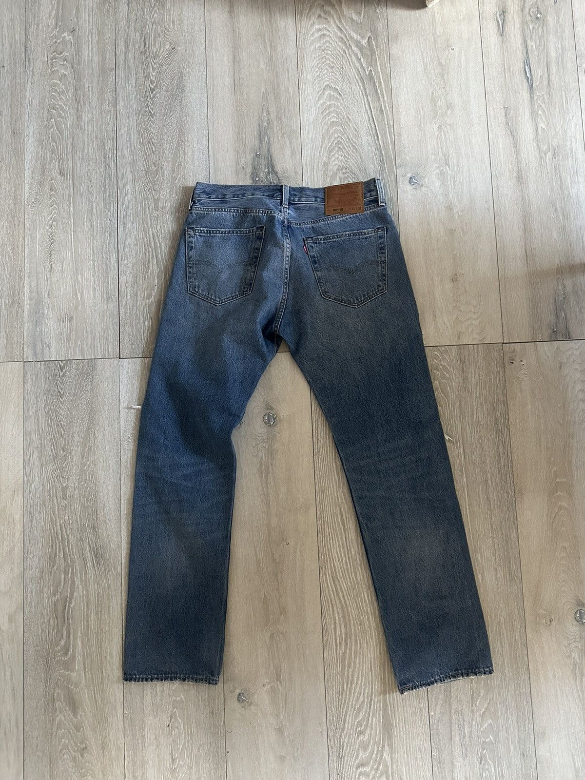 Levi's × Levi's Vintage Clothing Levi 501 blue ripped jeans Size US 32 / EU 48 - 2 Thumbnail