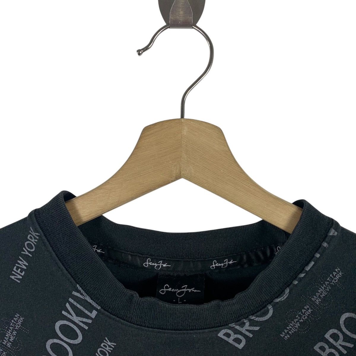 Sean John Vintage SEAN JOHN full printed spellout tee Size US L / EU 52-54 / 3 - 5 Thumbnail