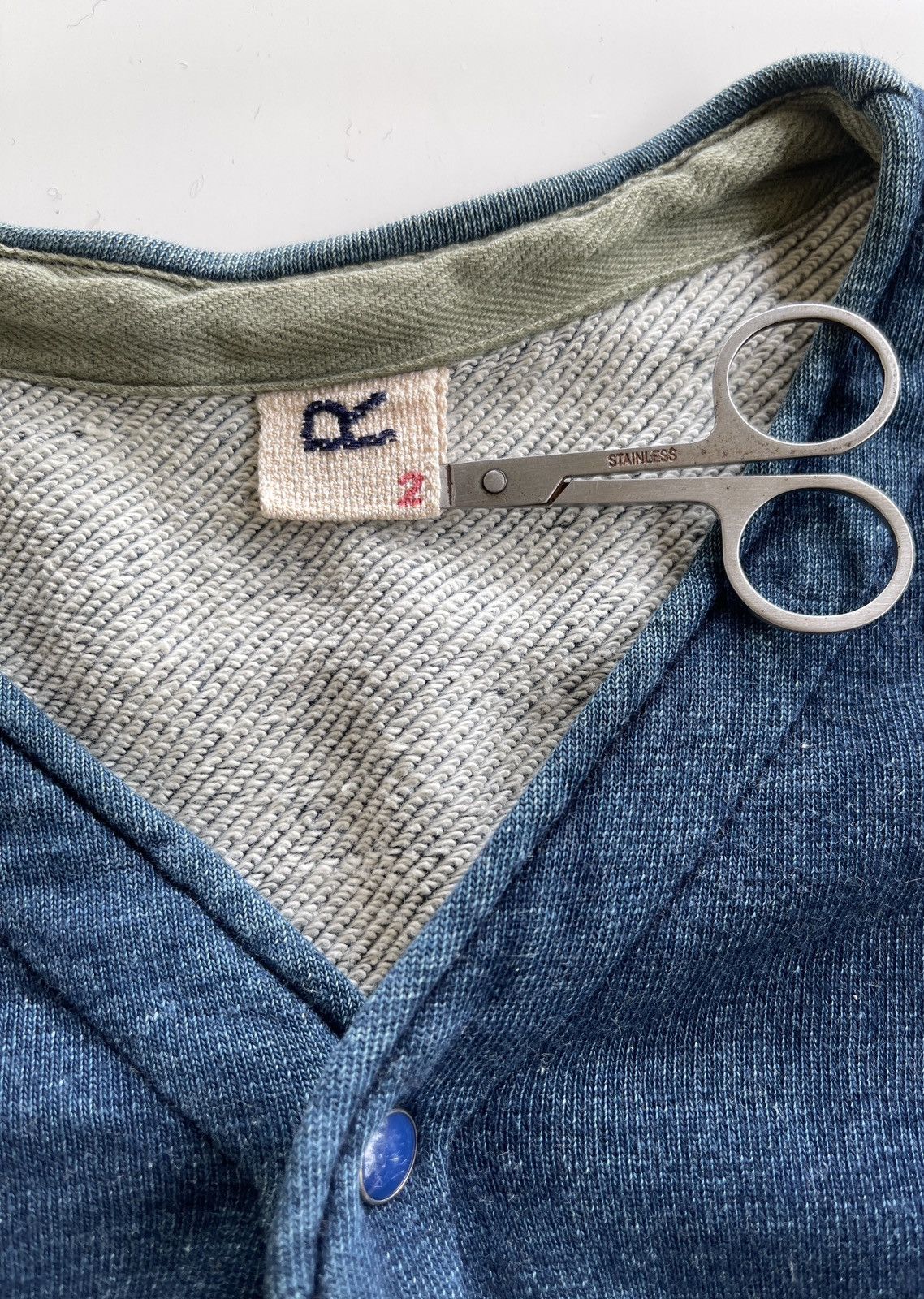 45rpm 45rpm Kapital Dyed Indigo Men Cardigan Jacket Size US L / EU 52-54 / 3 - 9 Thumbnail