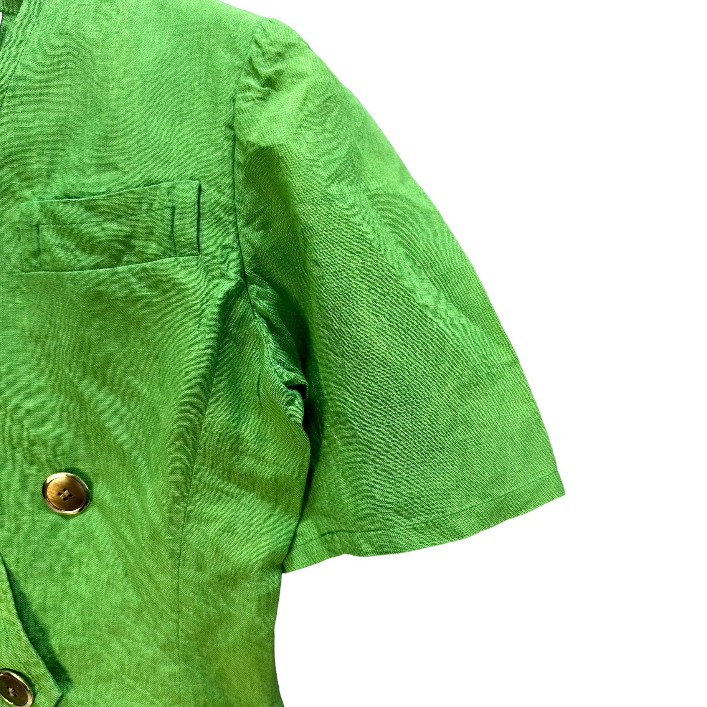 Yves Saint Laurent YVES SAINT LAURENT Short Sleeve Cropped Jacket #A45-1068 Size M / US 6-8 / IT 42-44 - 5 Thumbnail