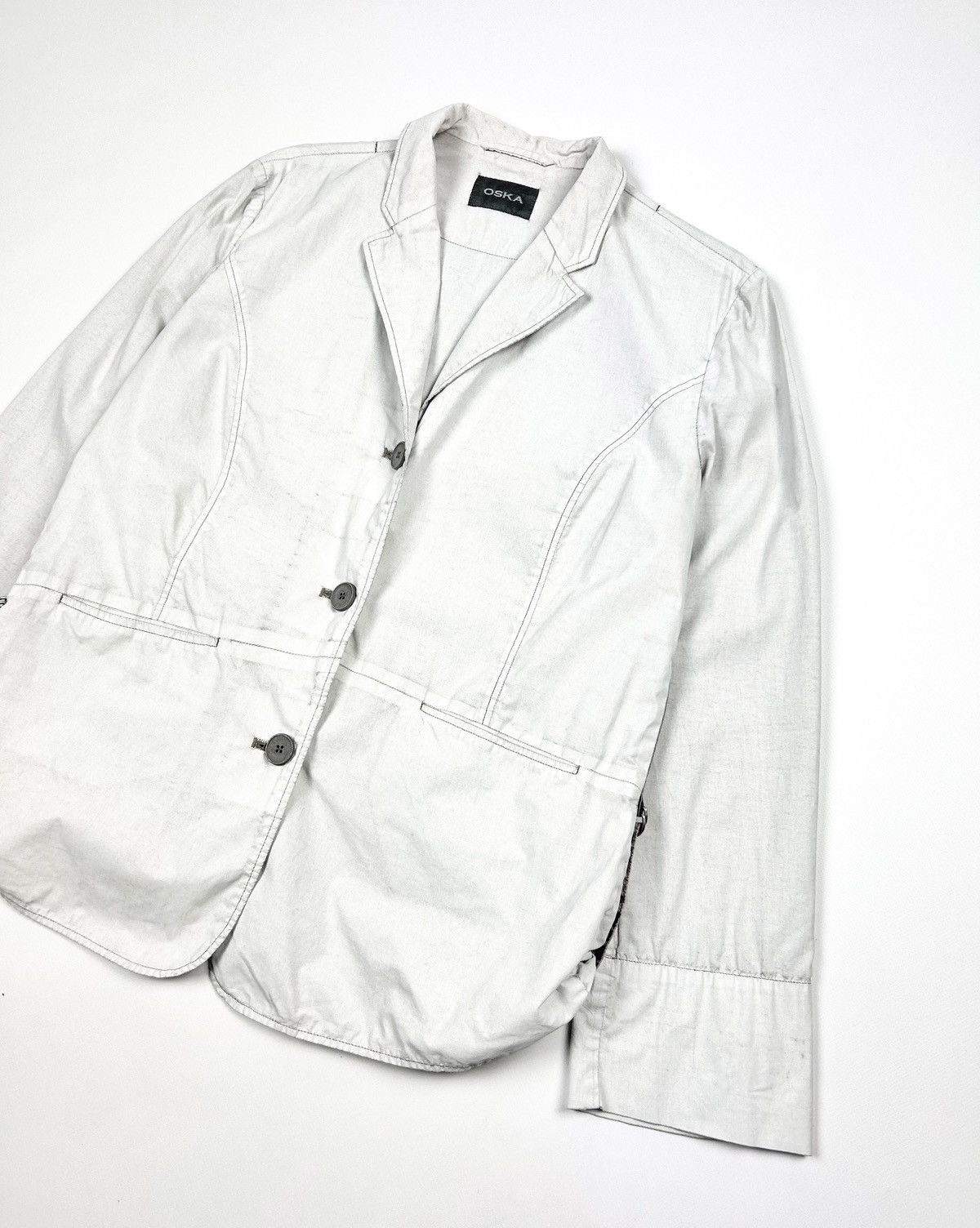 Japanese Brand × OSKA Oska Avant Garde Japan Style Y2K blazer jacket Size L / US 10 / IT 46 - 2 Thumbnail