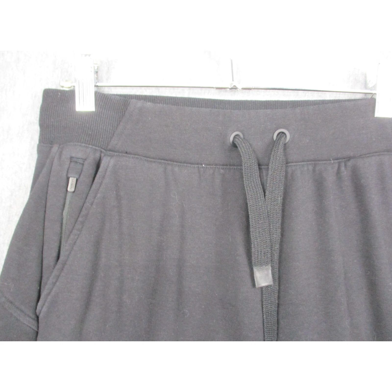 Athleta Athleta Triumph Jogger Pants MT Tall Womens Black Fleece Gym Yoga Tapered Pockets Elastic Waist Size 32" / US 10 / IT 46 - 2 Thumbnail