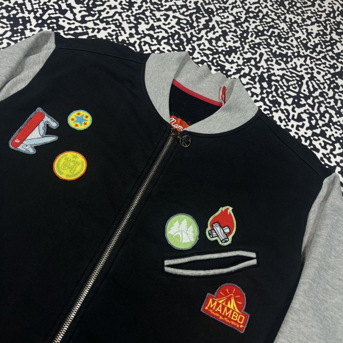 Mambo Vintage Y2K Mambo Surf Patchwork Style Zip Sweatshirt Bomber Size US M / EU 48-50 / 2 - 11 Thumbnail