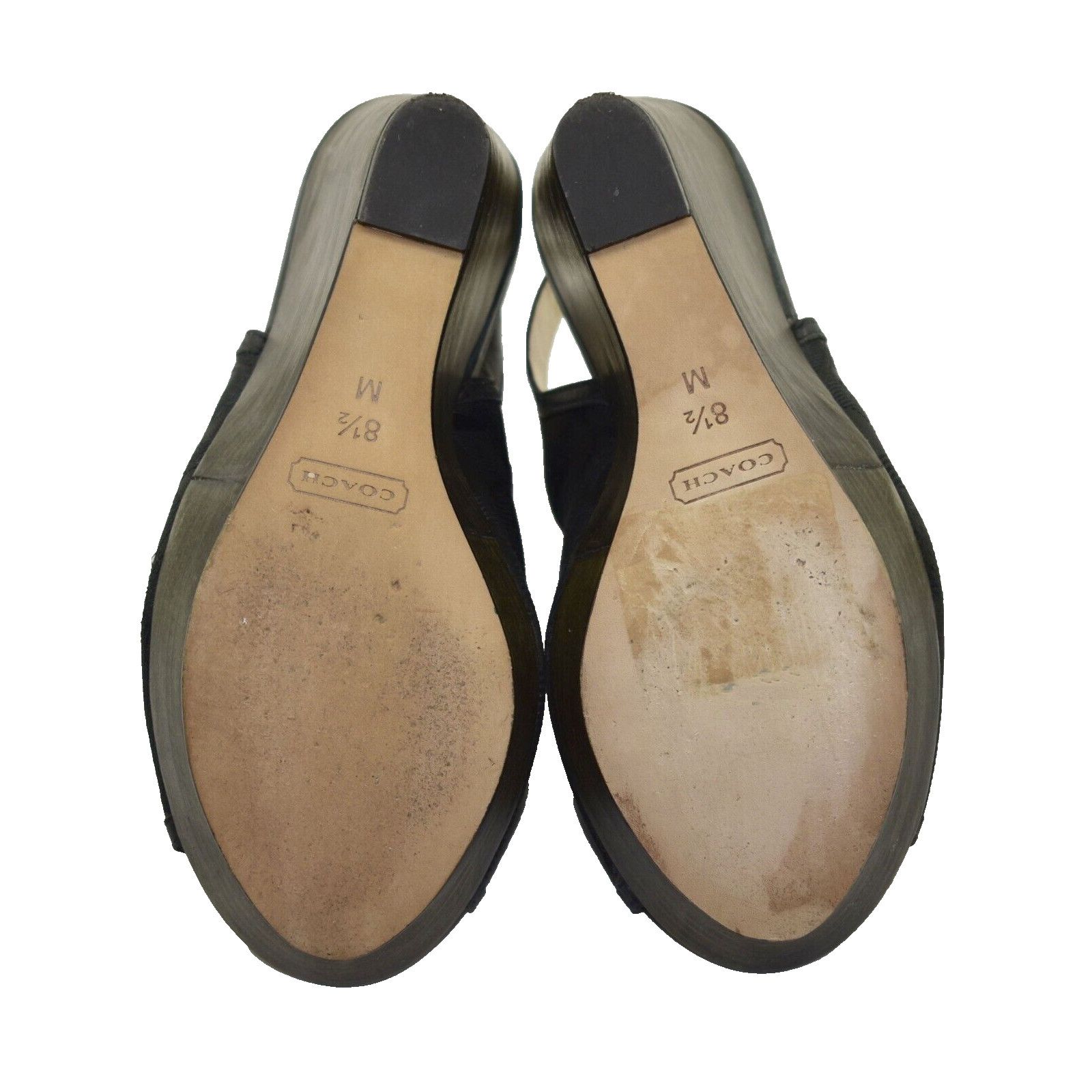 Coach COACH Janet Black Signature Jacquard Hi Heel Wedge Shoes 8.5 Size US 8.5 / IT 38.5 - 7 Thumbnail
