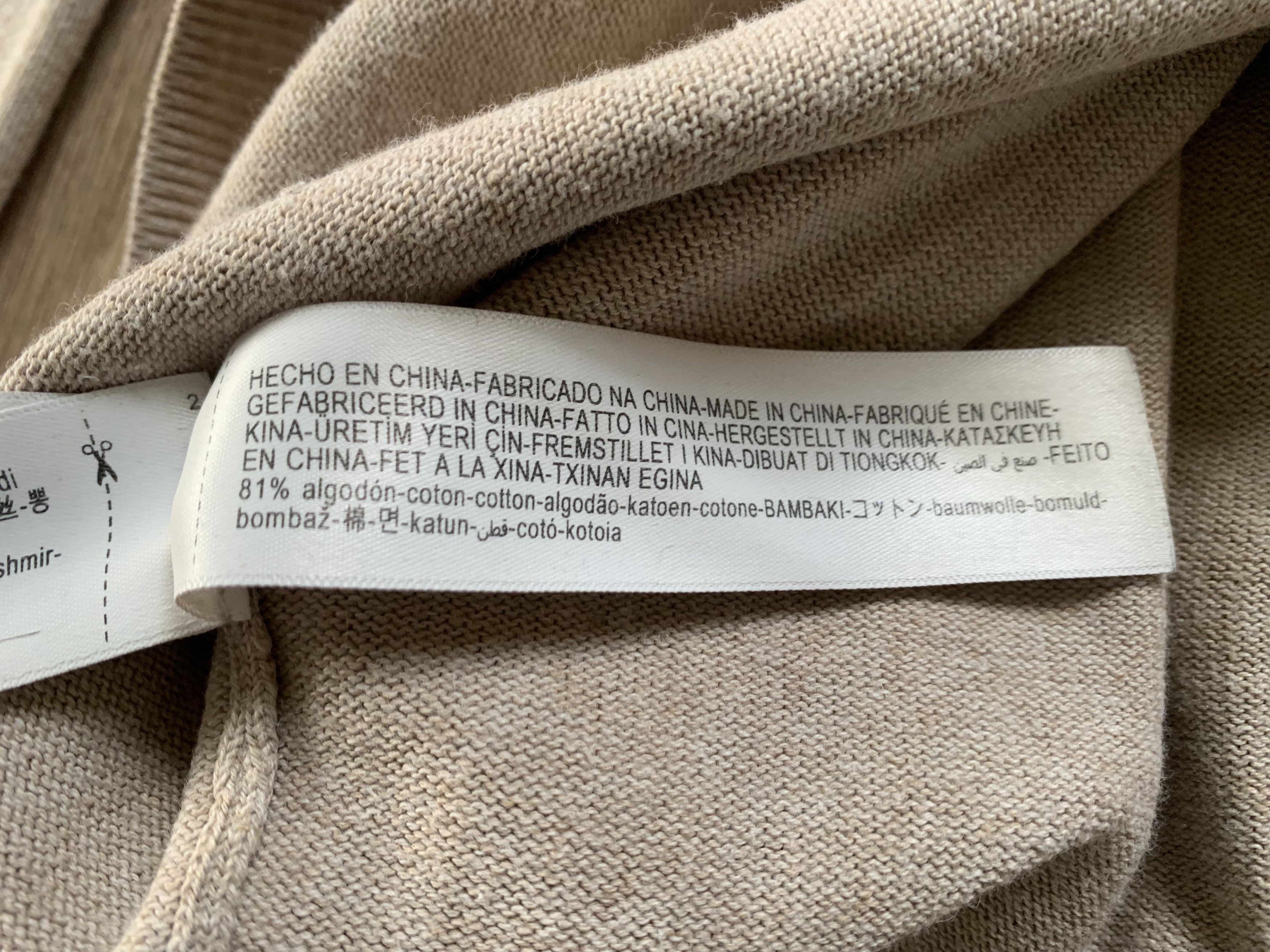 Massimo Dutti Massimo Dutti Cashmere Wool Quarter Zip Sweater Size US XL / EU 56 / 4 - 9 Thumbnail