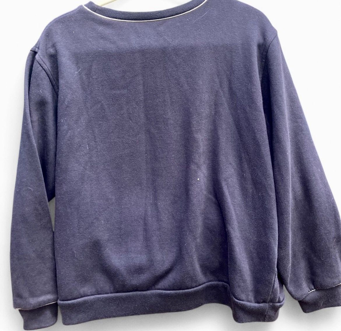 Nautica Vintage 80s Shadewell Navy Nautical Flags Embroidered Sweat Size US L / EU 52-54 / 3 - 4 Thumbnail