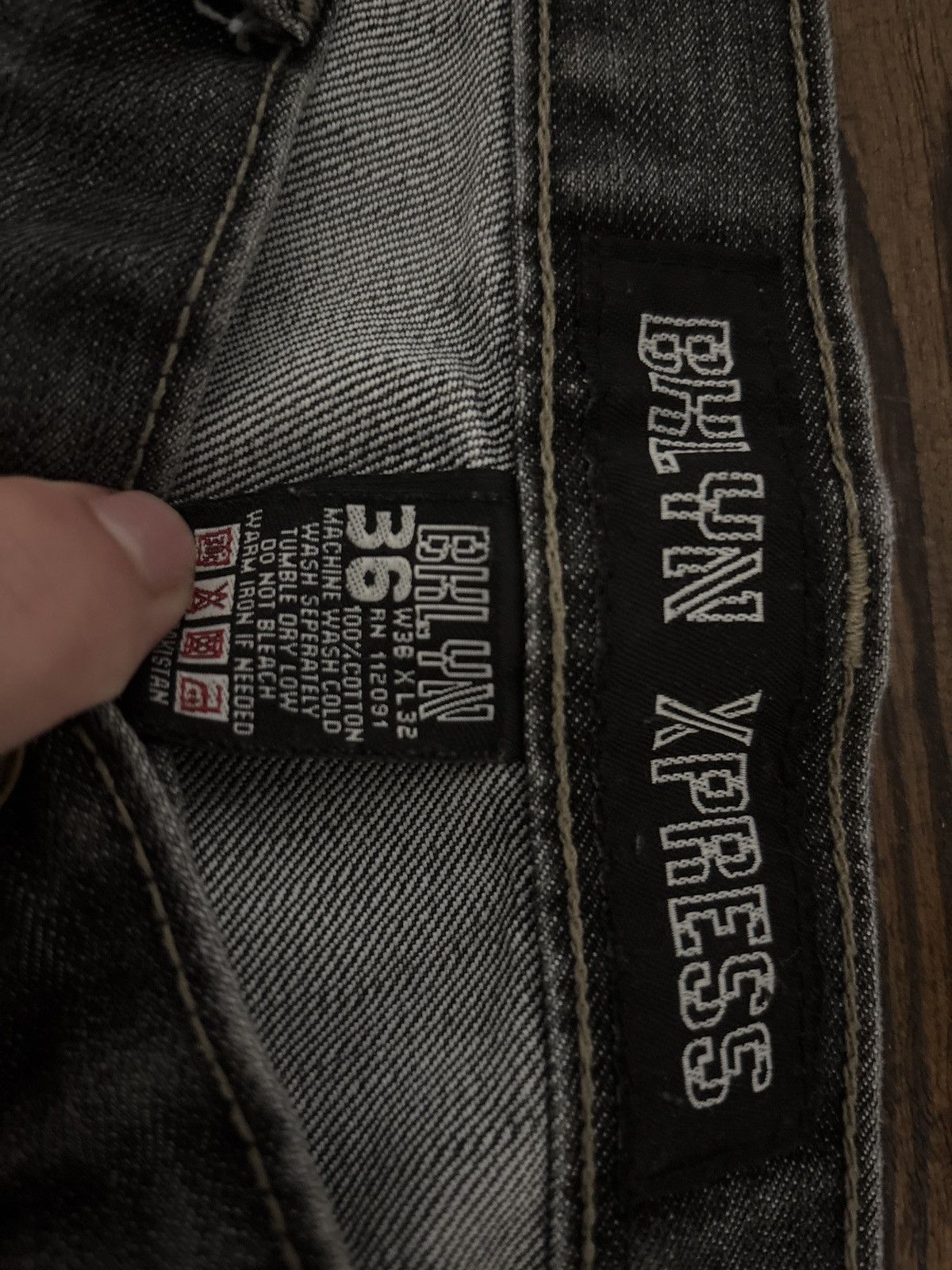 Japanese Brand BKLYN XPRESS Y2K alt denim Size US 36 / EU 52 - 4 Thumbnail