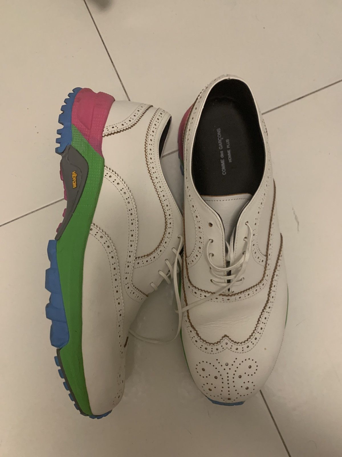 Comme des Garcons Homme Plus Derby white shoes Size US 11 / EU 44 - 3 Thumbnail