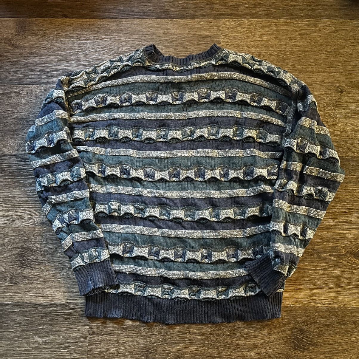 ESSAY ESSAY Chunky Coogi Style Sweater Size US XL / EU 56 / 4 - 5 Thumbnail