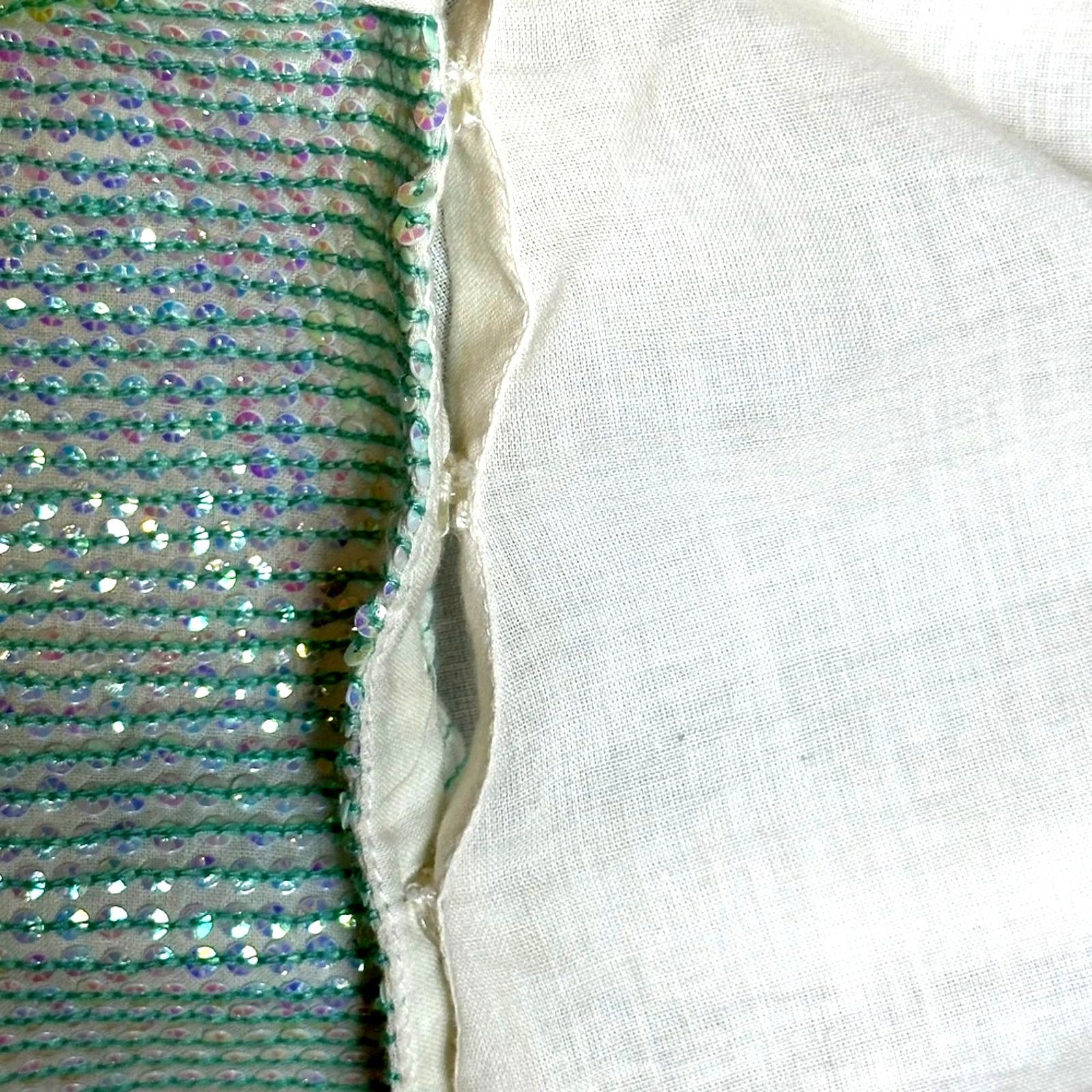 Other Nougat London Sequined Tie Back Top Blue/Turquoise/Green 2 Size XS / US 0-2 / IT 36-38 - 11 Thumbnail