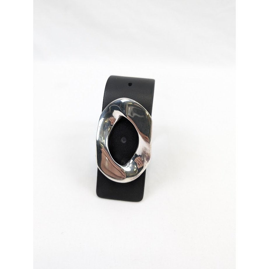Bottega Veneta o1rshd1 Size: OS / Argento Antique Nappa Bracelet in Nero Size ONE SIZE - 8 Thumbnail