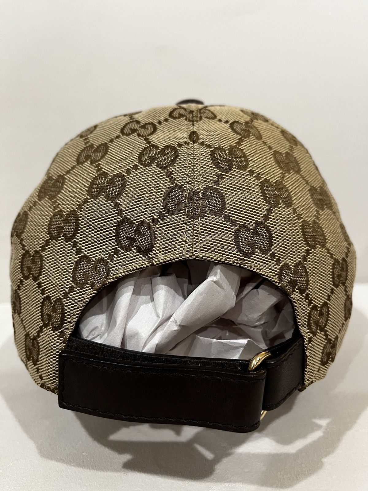 Gucci GG canvas baseball hat with Web Size 46 - 4 Thumbnail