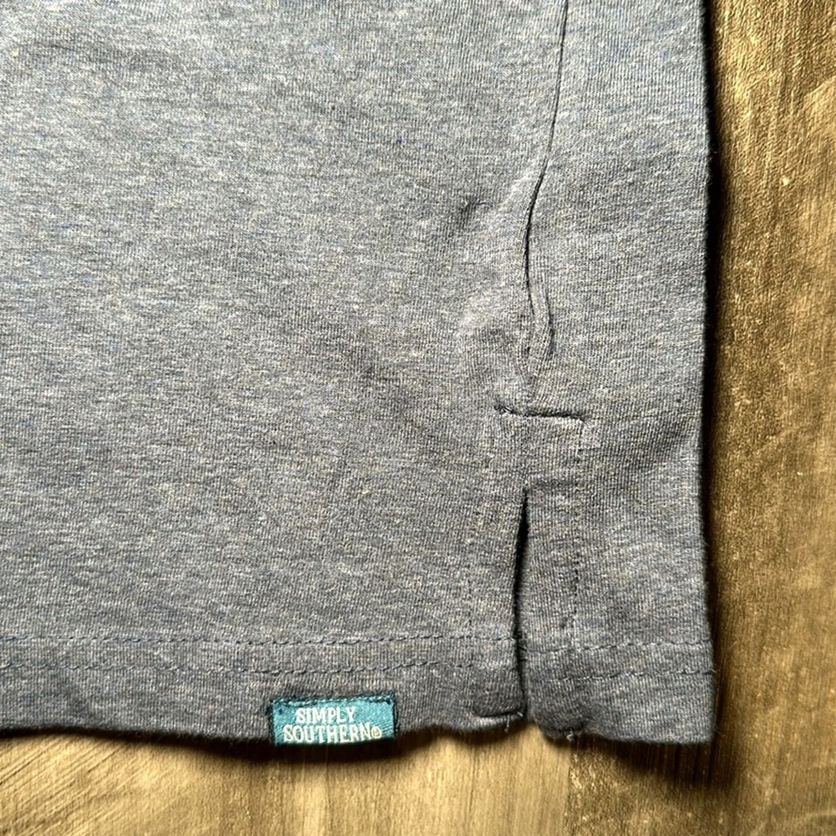 Vintage Simply Southern Polo Shirt - Blue - Men L - Regular - NWT Size US L / EU 52-54 / 3 - 7 Thumbnail