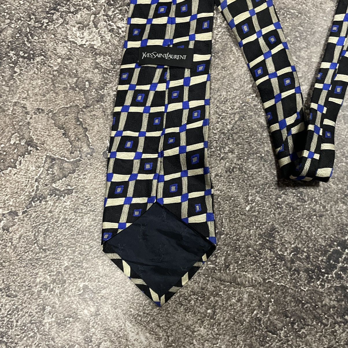 Vintage × Yves Saint Laurent Rare Vintage Yves Saint Laurent Tie 90’s Size ONE SIZE - 7 Thumbnail
