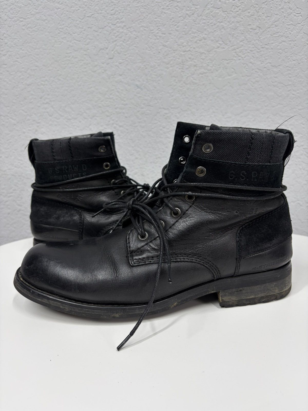Hedi Slimane Vintage Y2K Black Leather Side Zip Boots Guidi Marsell Style Size US 9 / EU 42 - 5 Thumbnail