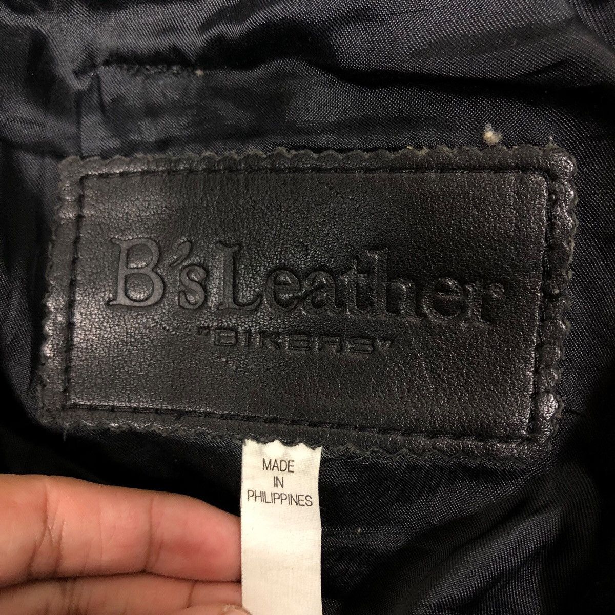 Vintage Vintage B’s Leather Black Genuine Leather Biker Pants Size US 30 / EU 46 - 16 Thumbnail