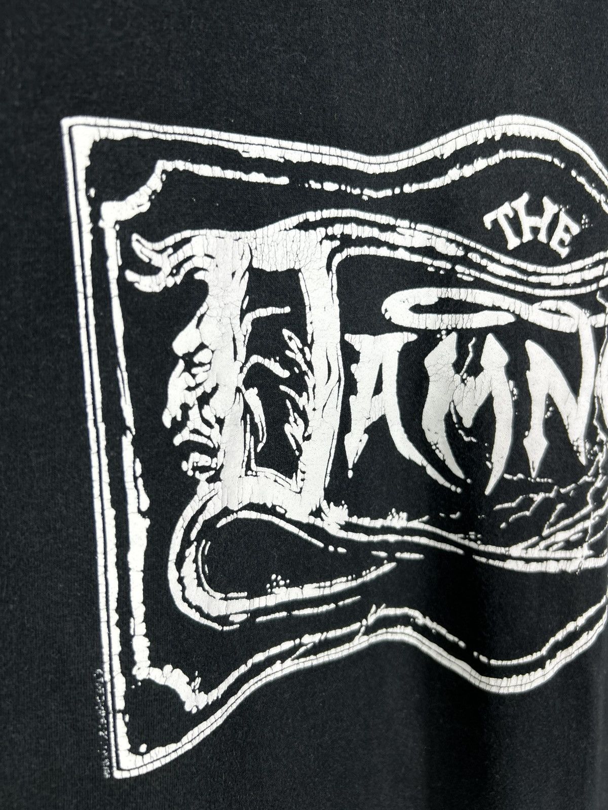 Band Tees Vintage The Damned Chiswick Singles Punk Rock Band Tee Sz L Size US L / EU 52-54 / 3 - 6 Thumbnail