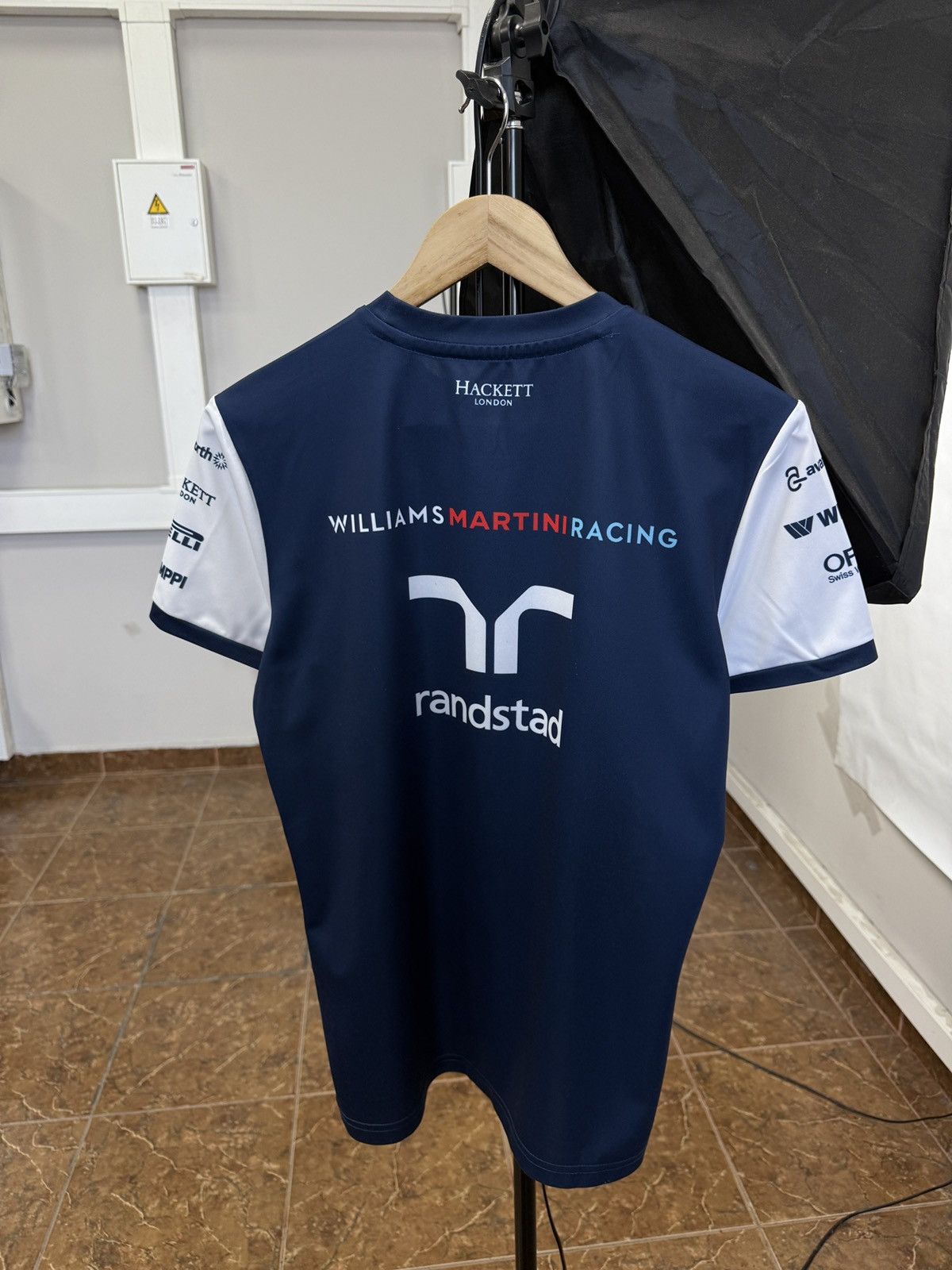 Hackett 🇬🇧 Hackett Williams Martini Racing Mercedes Jersey F1 Rare Size US S / EU 44-46 / 1 - 2 Thumbnail
