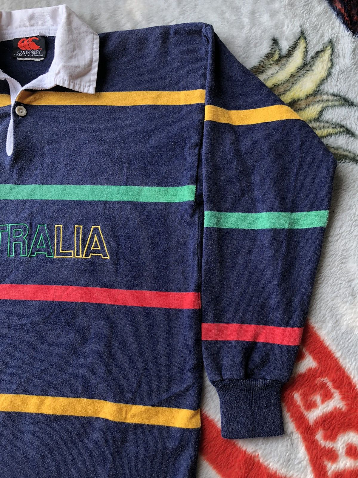Canterbury of New Zealand Vintage Canterbury Australia Rugby Jersey Collar Size US S / EU 44-46 / 1 - 3 Thumbnail