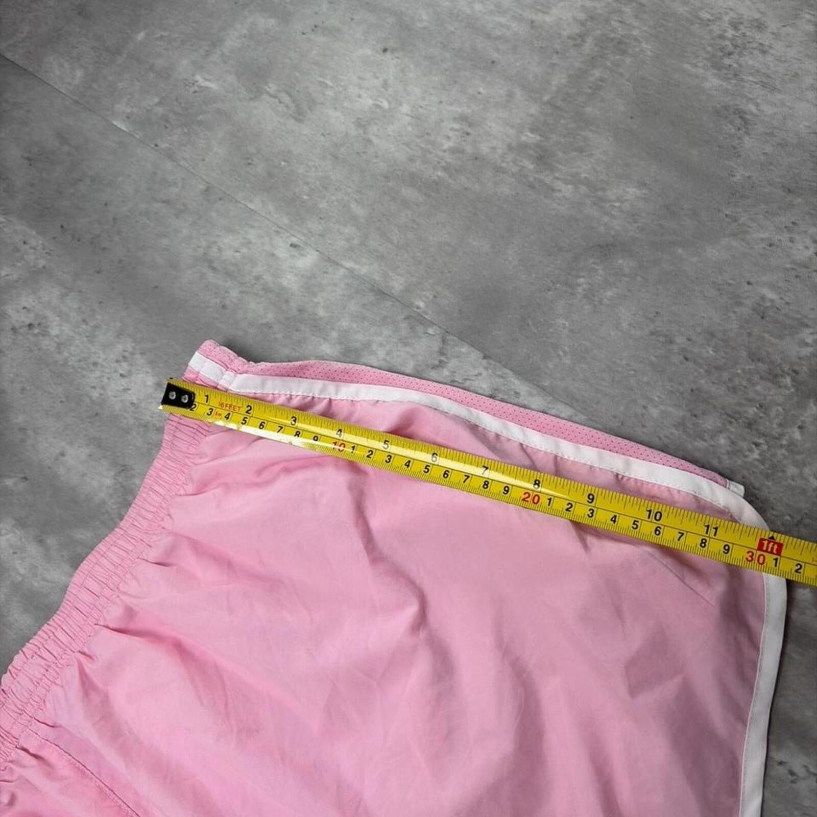 Nike Y2K Pink Nike Swoosh Grunge Mini Dri Fit Running Shorts Size 36" / US 14 / IT 50 - 7 Thumbnail