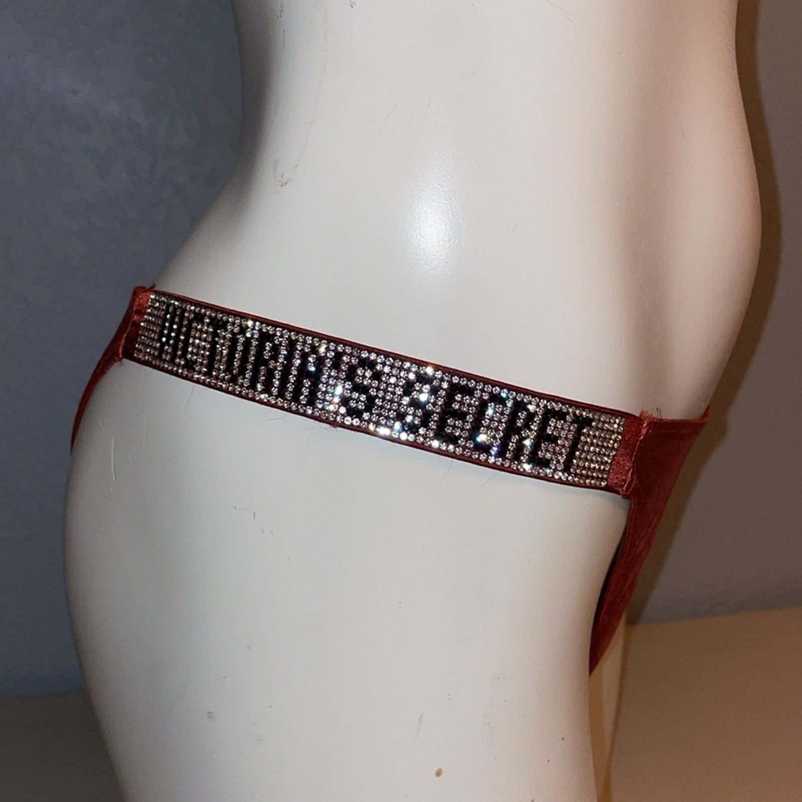 Victoria's Secret VS VERY SEXY Shine Strap Brazilian Panty Satin Bling Size ONE SIZE - 8 Thumbnail