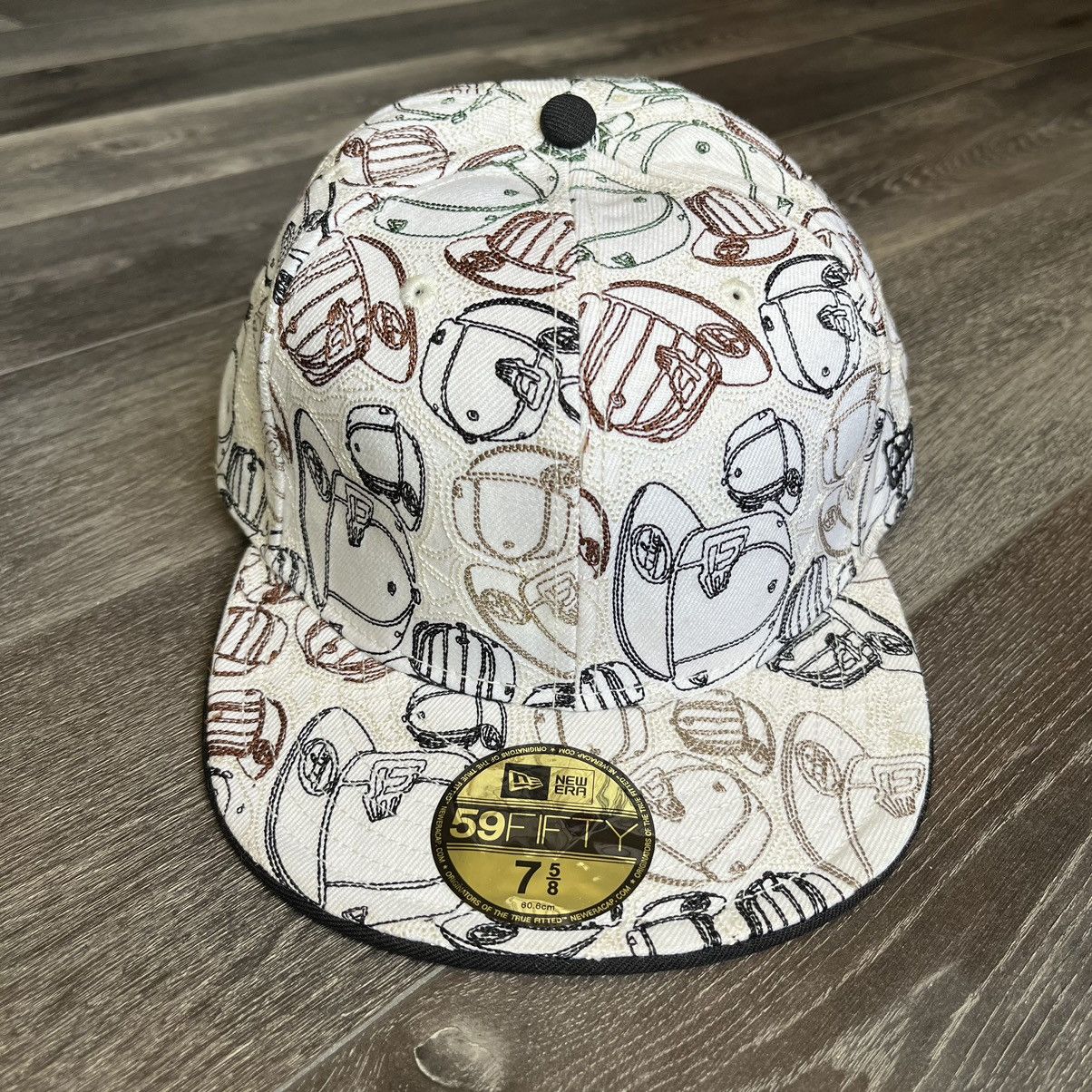 New Era × Supreme Supreme Mesh Back Fitted Box Logo Hat (SS24)(7 5