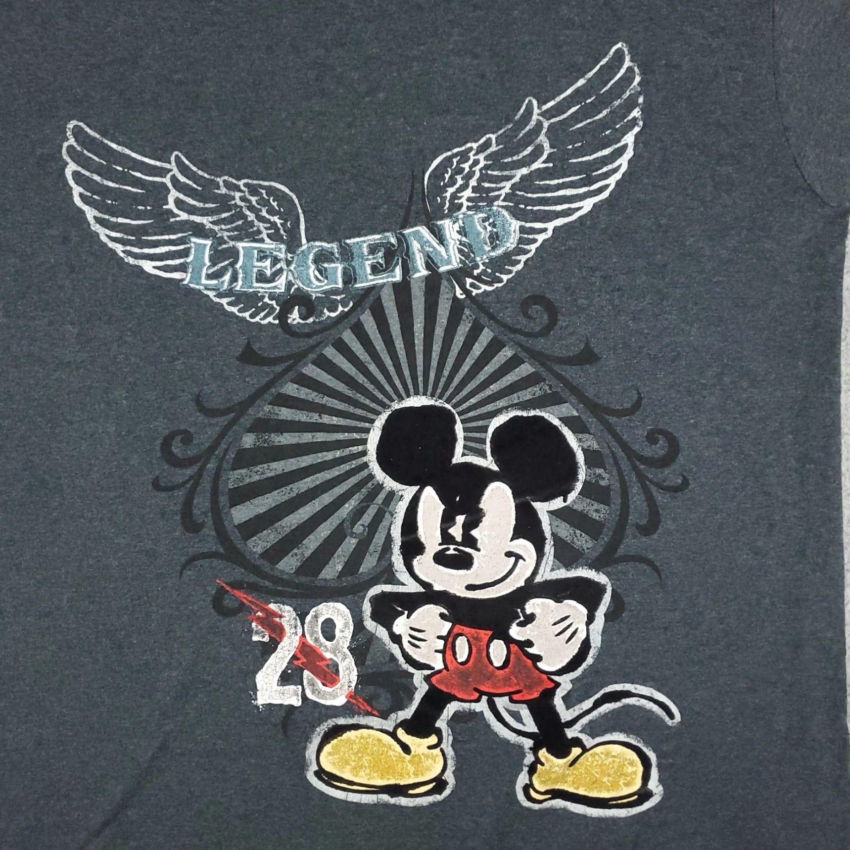 Disney Disney Mickey Mouse Gray Short Sleeve T-Shirt Adult Large Unisex Size US L / EU 52-54 / 3 - 3 Thumbnail