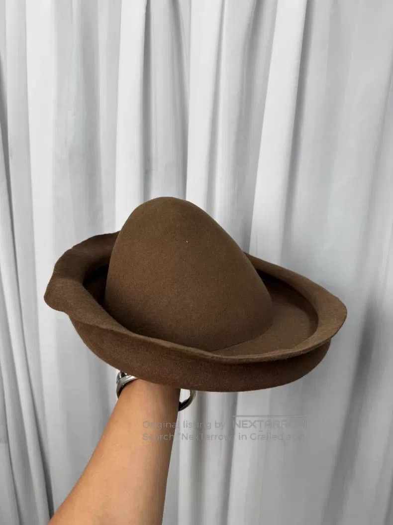 Comme des Garcons Comme Des Garcons Egg-shaped hat with unique irregular des Size ONE SIZE - 8 Thumbnail