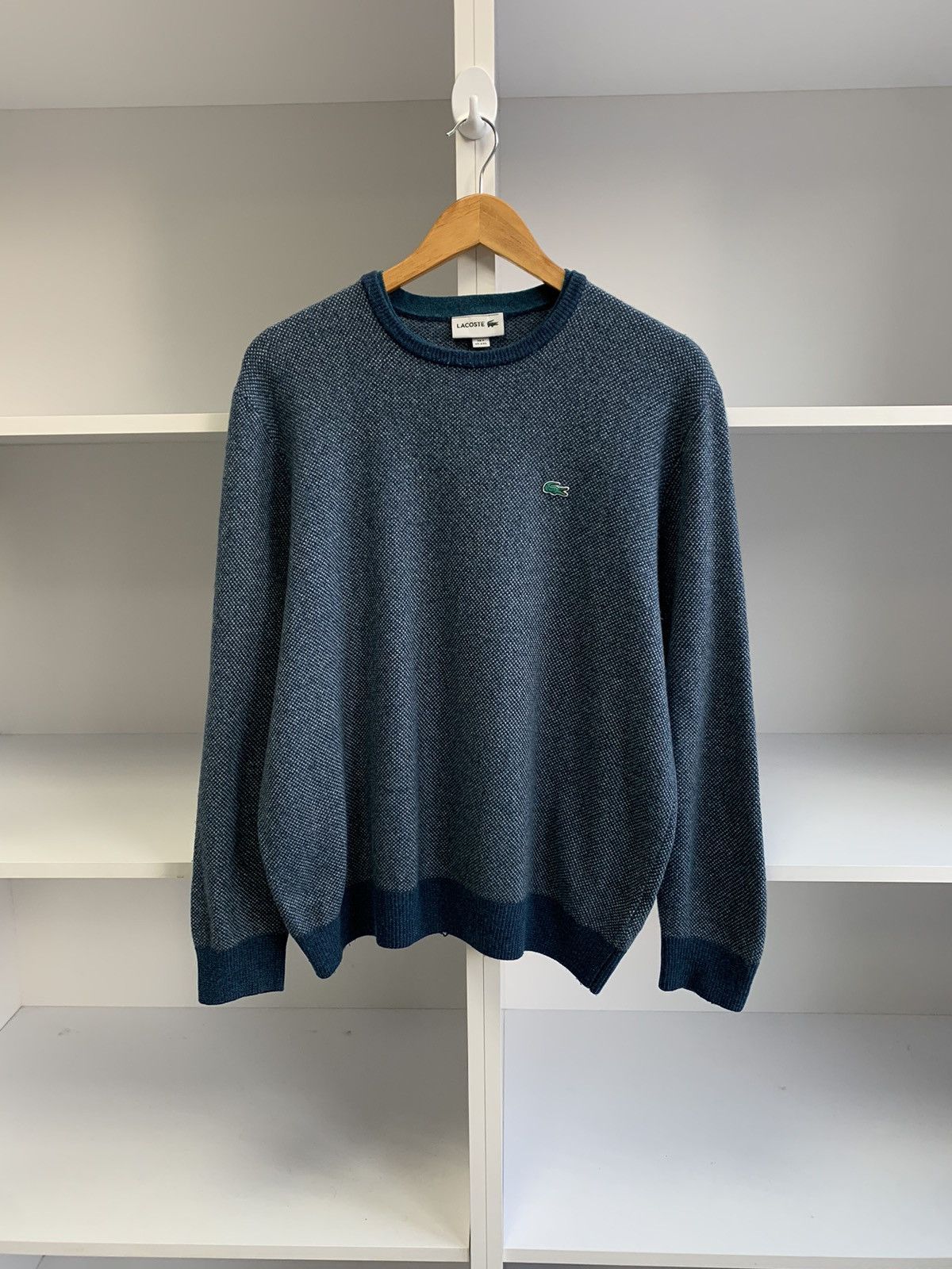 Lacoste Vintage Pure New Wool Sweater-Chest 50