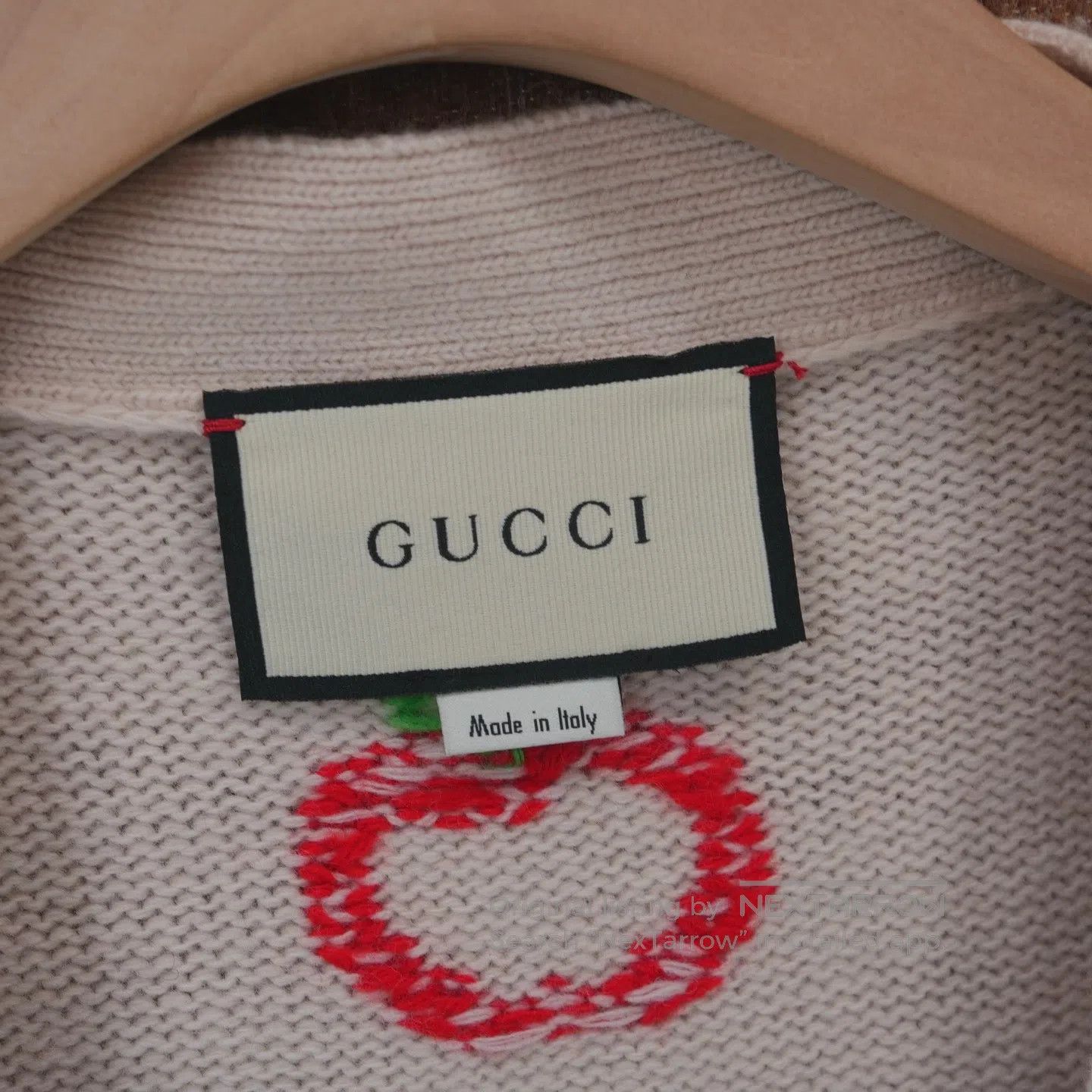 Gucci Guicci White GG Apple Knit Sweater Cardigan Jacket Size S / US 4 / IT 40 - 3 Thumbnail