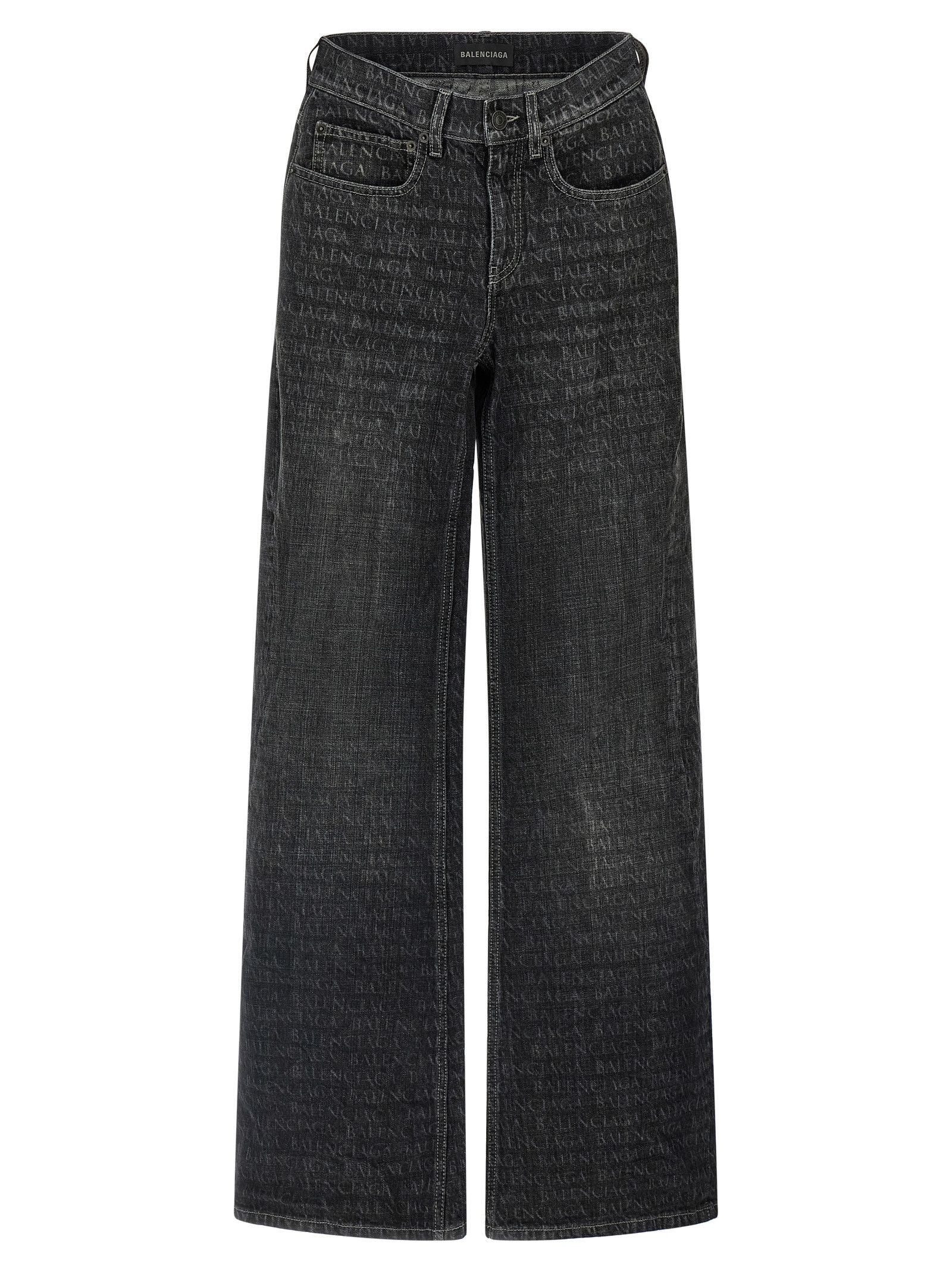 Balenciaga Wide Leg Jeans Size 28" / US 6 / IT 42 - 1 Thumbnail