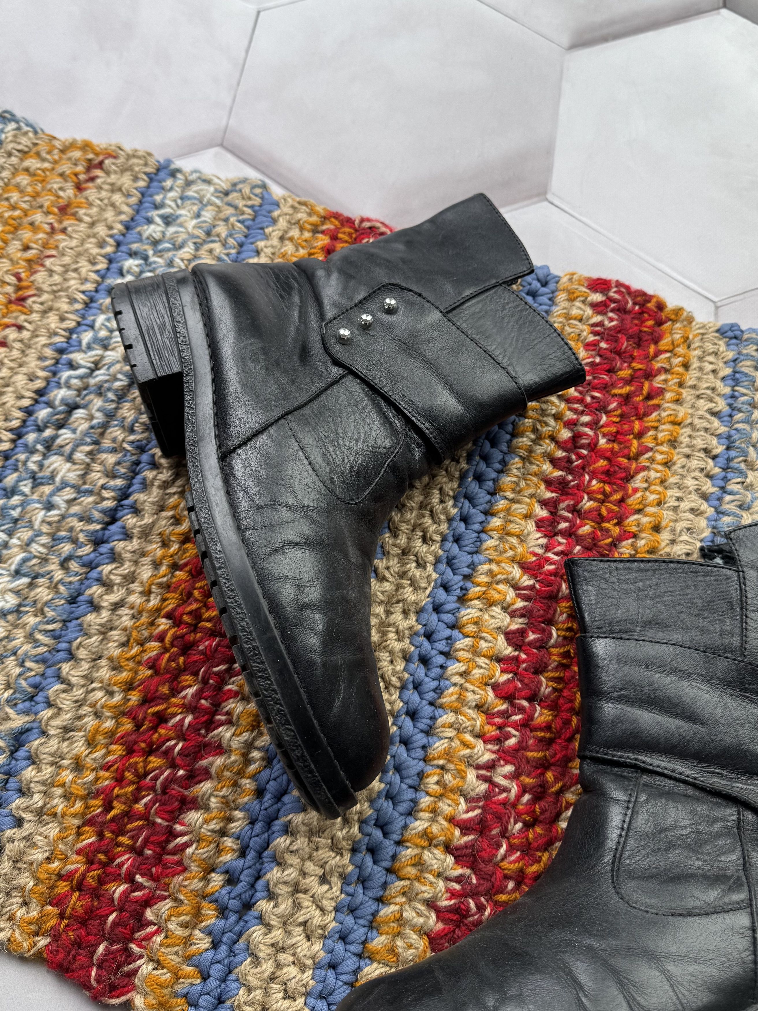 Vintage Vintage Leather Boots Size US 9 / IT 39 - 2 Thumbnail