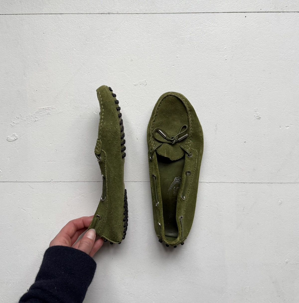Tod's Tod’s Flats Green Size US 6 / IT 36 - 2 Thumbnail