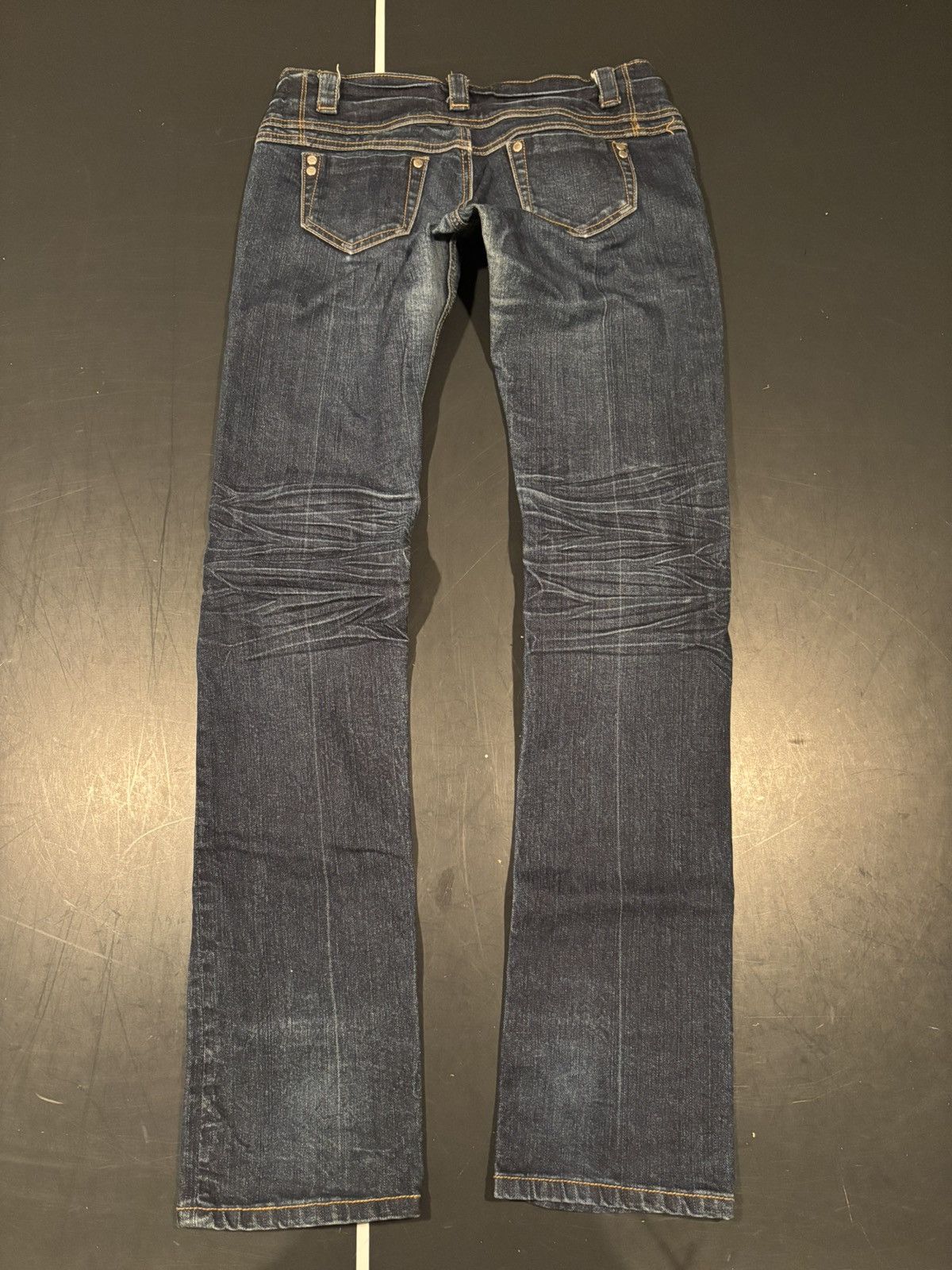 Other Grunge Punk Rock Y2K Style Women’s Dark Wash Denim Jeans Size 28" / US 6 / IT 42 - 3 Thumbnail