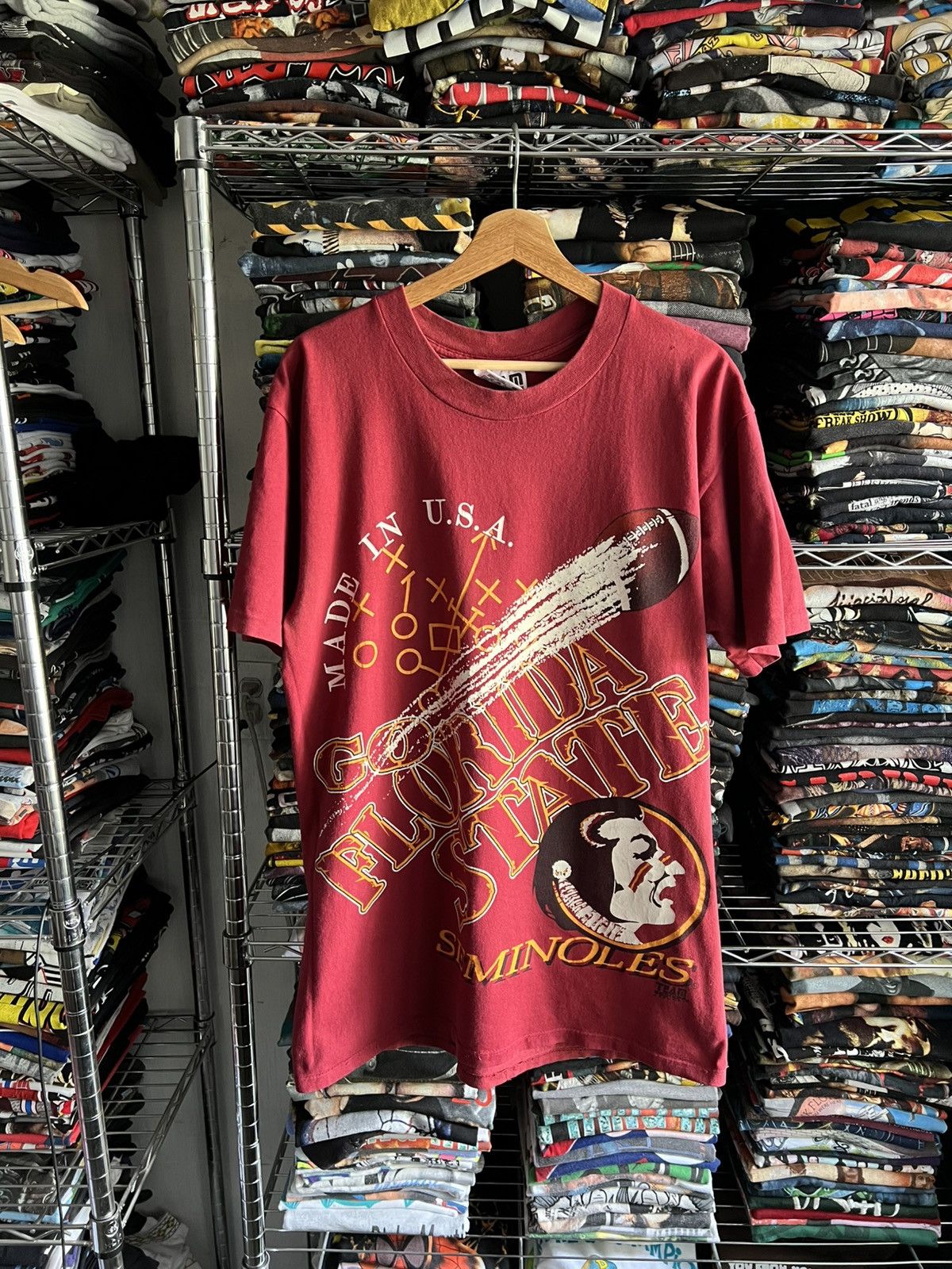 NFL 90s Florida State Seminoles Super Bowl Tee Size US L / EU 52-54 / 3 - 1 Thumbnail