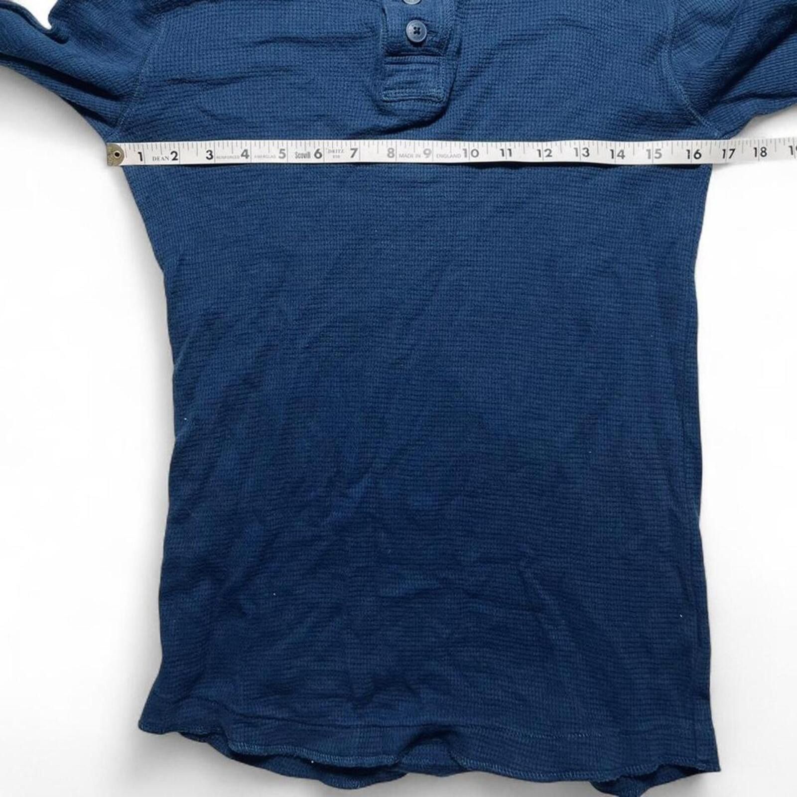 Mossimo Mossimo Supply Co. Waffle Knit Henley Shirt Size L (12/14) Size US L / EU 52-54 / 3 - 4 Thumbnail