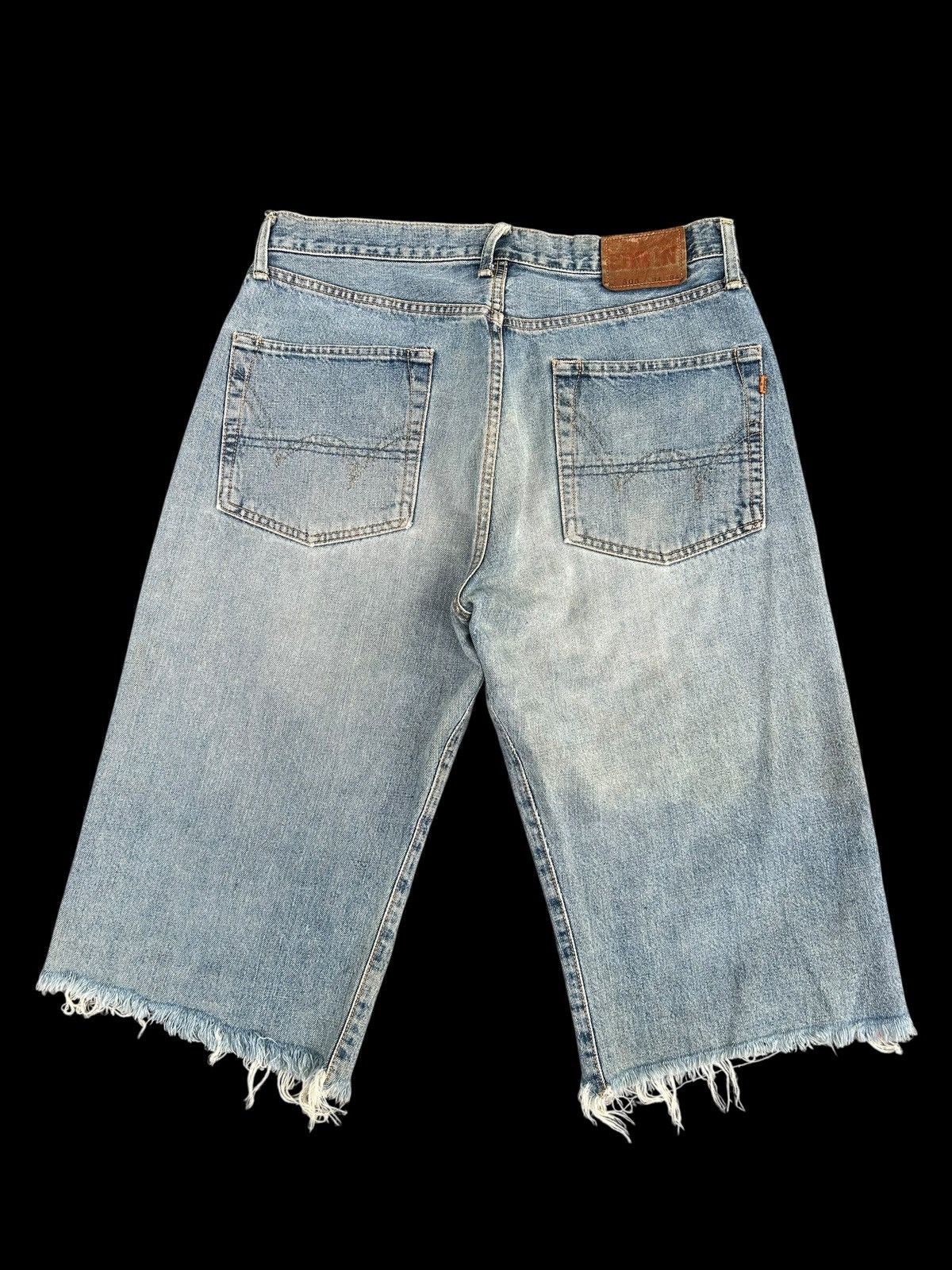 Kapital Thrashed Vintage Edwin 505 Selvedge Short Denim jeans Size US 34 / EU 50 - 11 Thumbnail