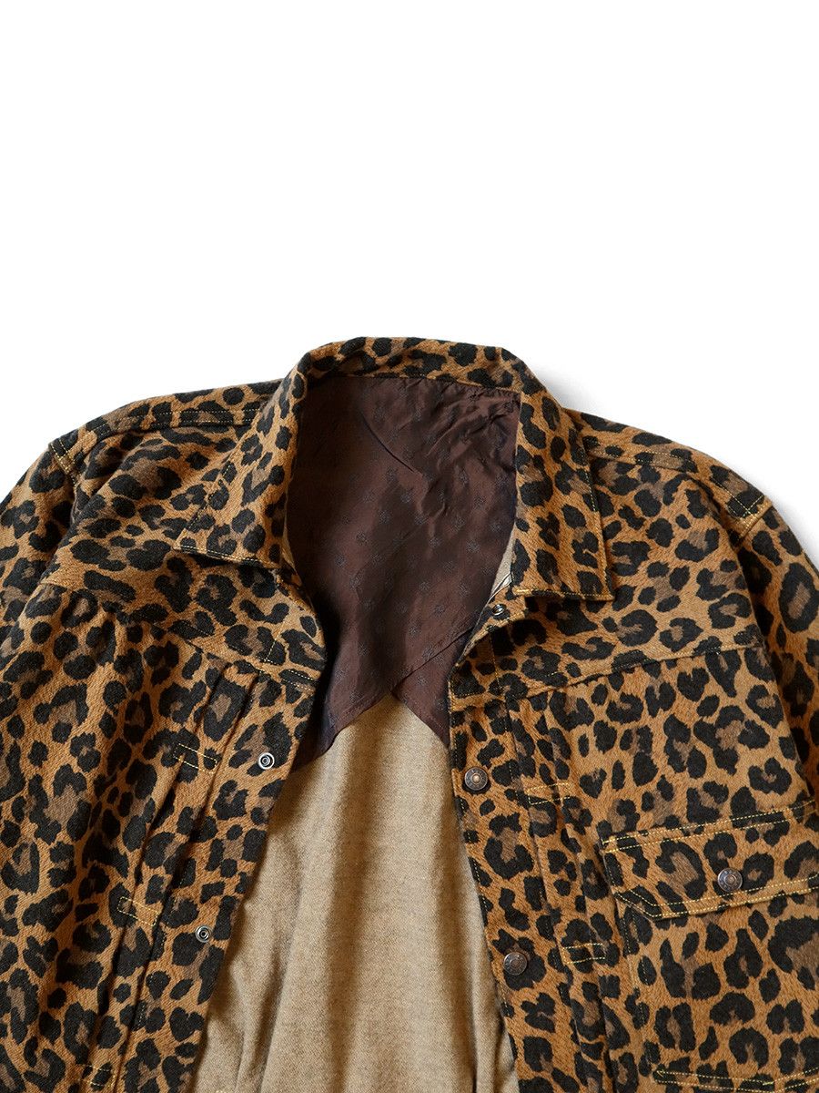 Kapital Kapital Twill-weave aging wool leopard print 1st JKT Size US L / EU 52-54 / 3 - 6 Thumbnail
