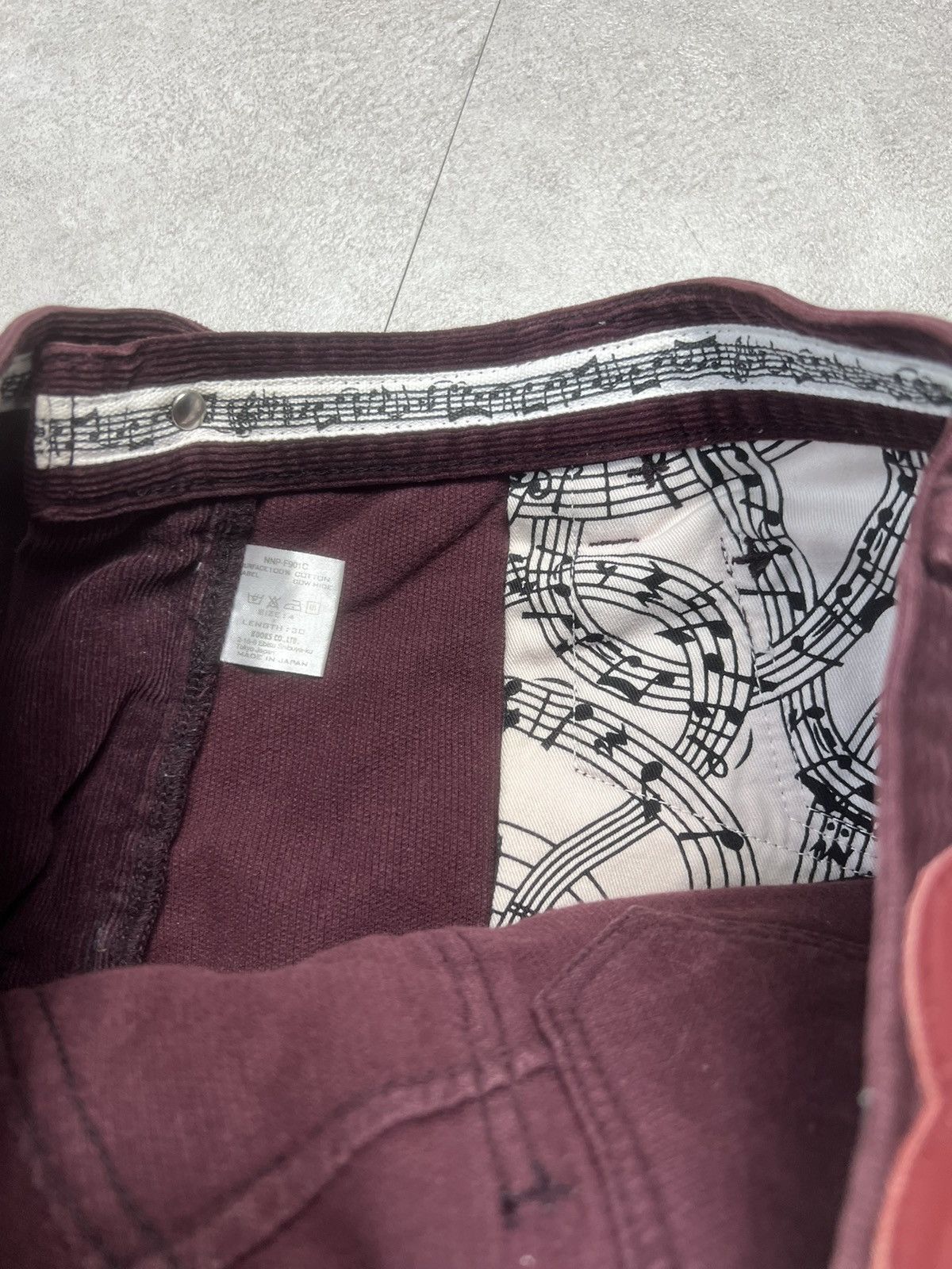 Number (N)ine Number(N)ine Corduroy Hearts&Tears Patch Pants Size US 34 / EU 50 - 5 Thumbnail