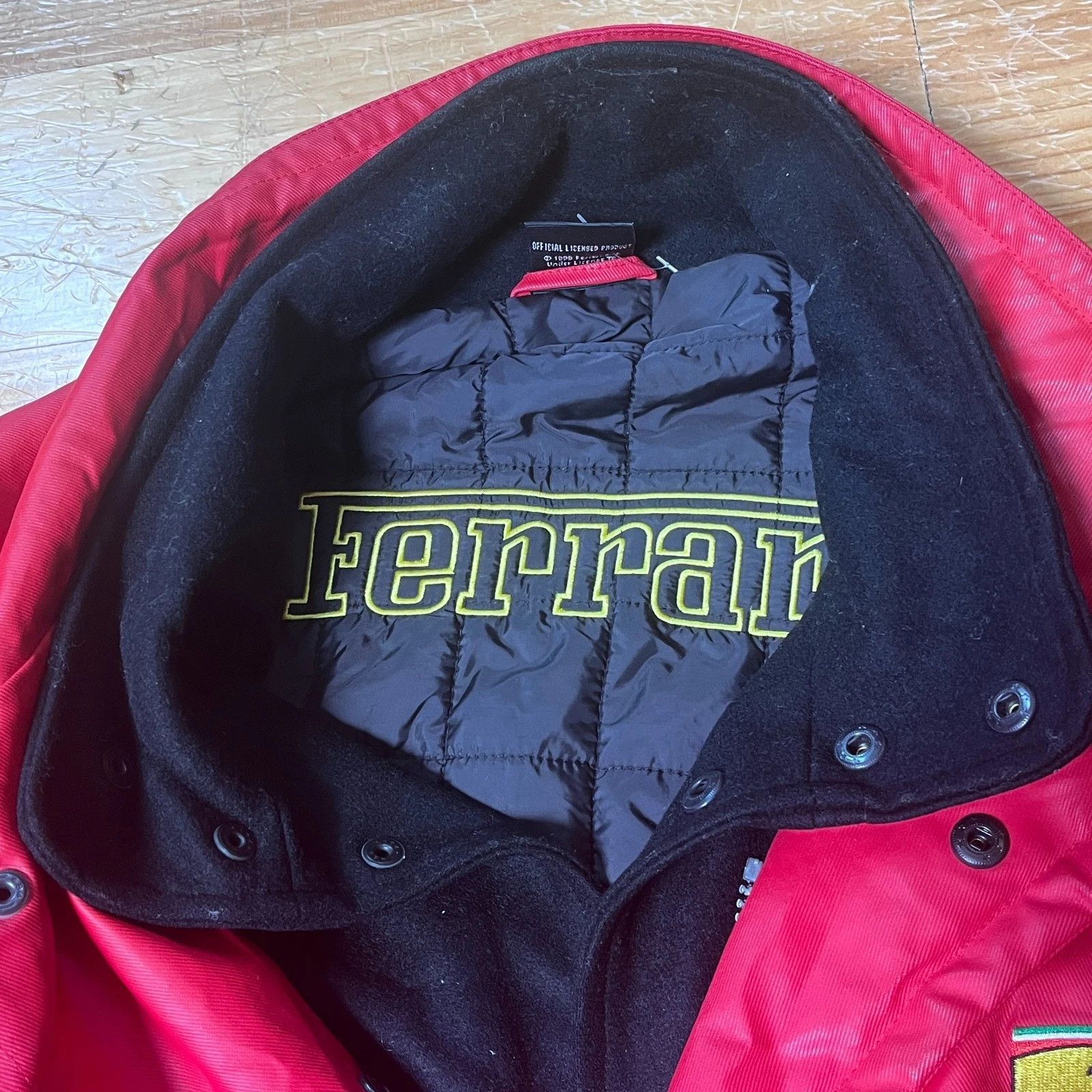 Ferrari Ferrari Scuderia Padded Bomber Jacket 90s L Size US L / EU 52-54 / 3 - 6 Thumbnail