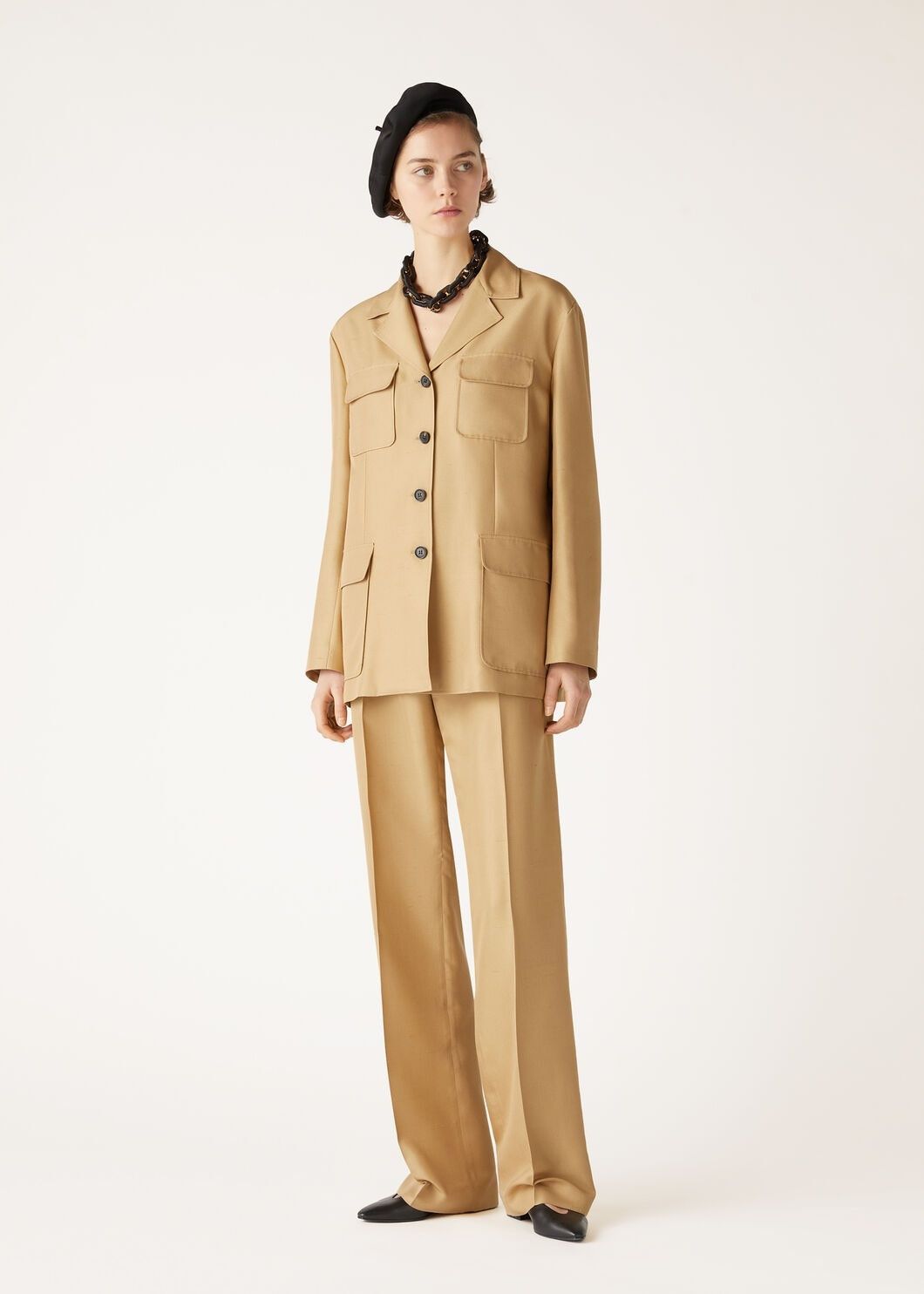 Loro Piana o1srvl11e0825 FAO5127 Matilde Jacket in Gold Size S / US 4 / IT 40 - 2 Thumbnail
