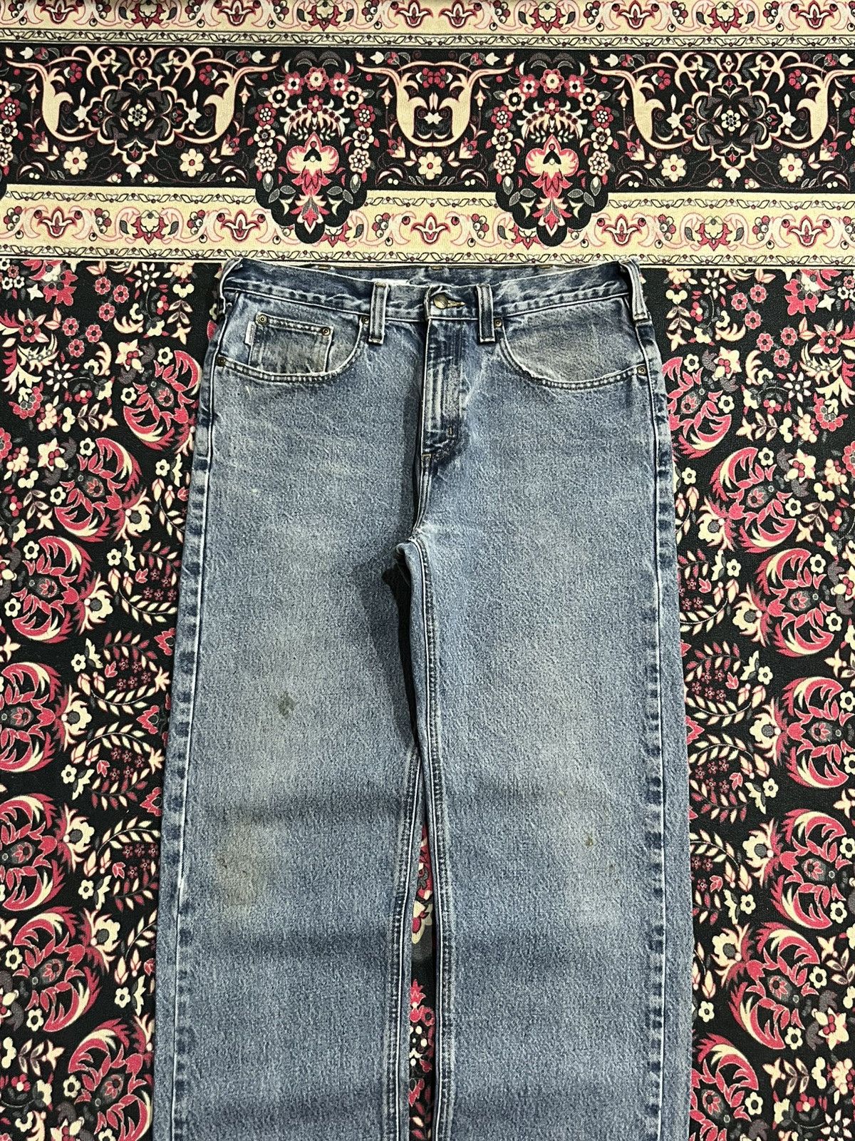 Carhartt Vintage Carhartt Classic Light Blue Relaxed Fit Jeans Size US 34 / EU 50 - 3 Thumbnail