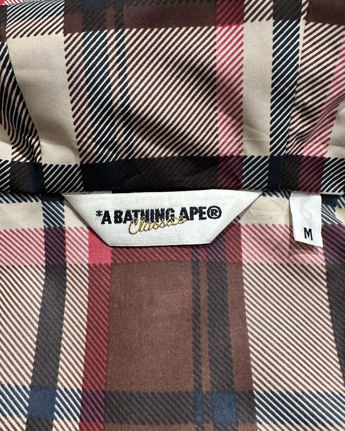 Bape Bape Plaid Windbreaker Jacket Size US M / EU 48-50 / 2 - 7 Thumbnail