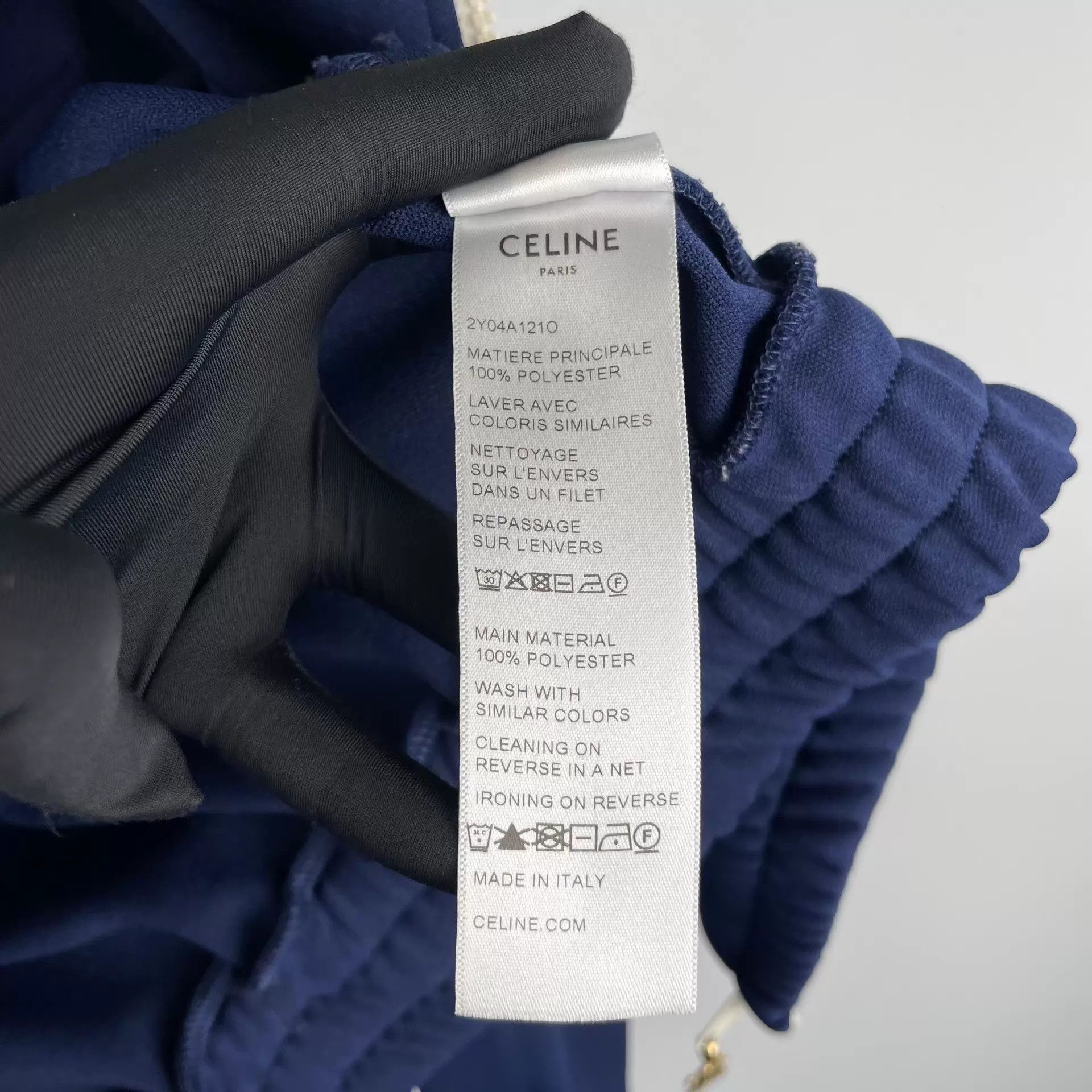 Celine Celine Blue Long Sleeve Jacket M Size M / US 6-8 / IT 42-44 - 6 Thumbnail
