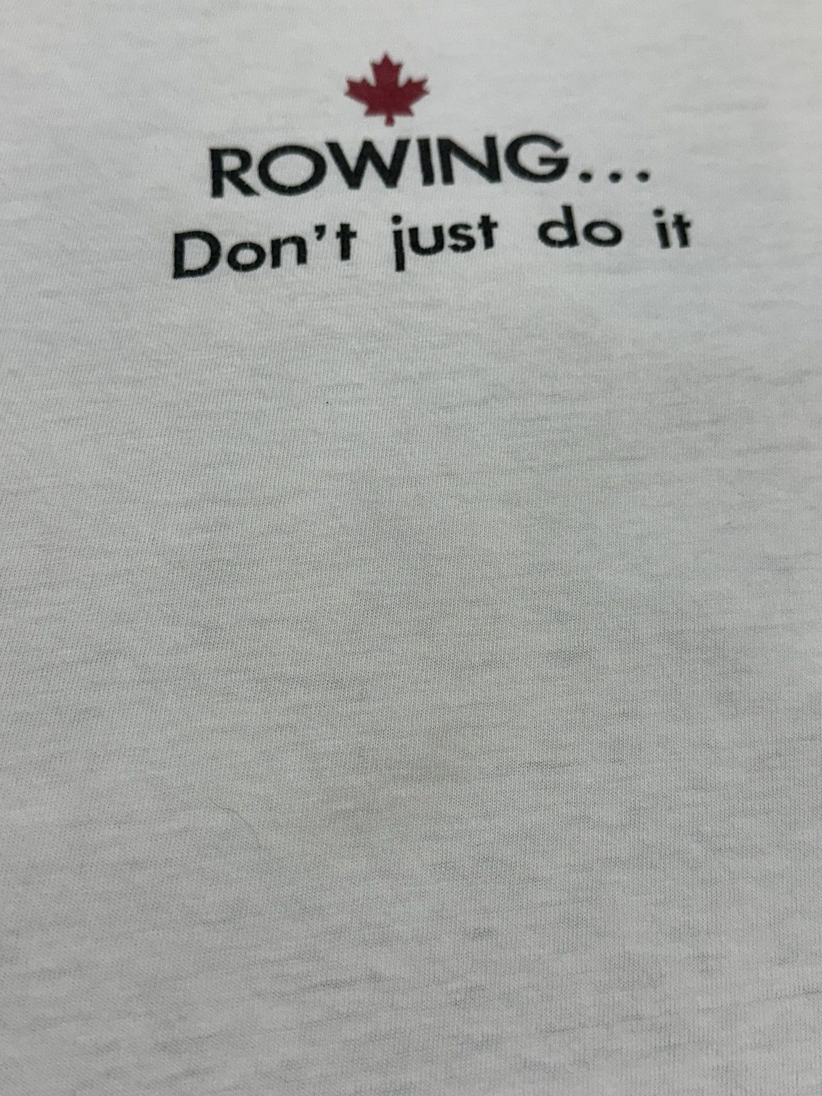 Vintage Vintage 90s Rowing Go Hard Or Go Home Mullet T-Shirt Size US XL / EU 56 / 4 - 9 Thumbnail